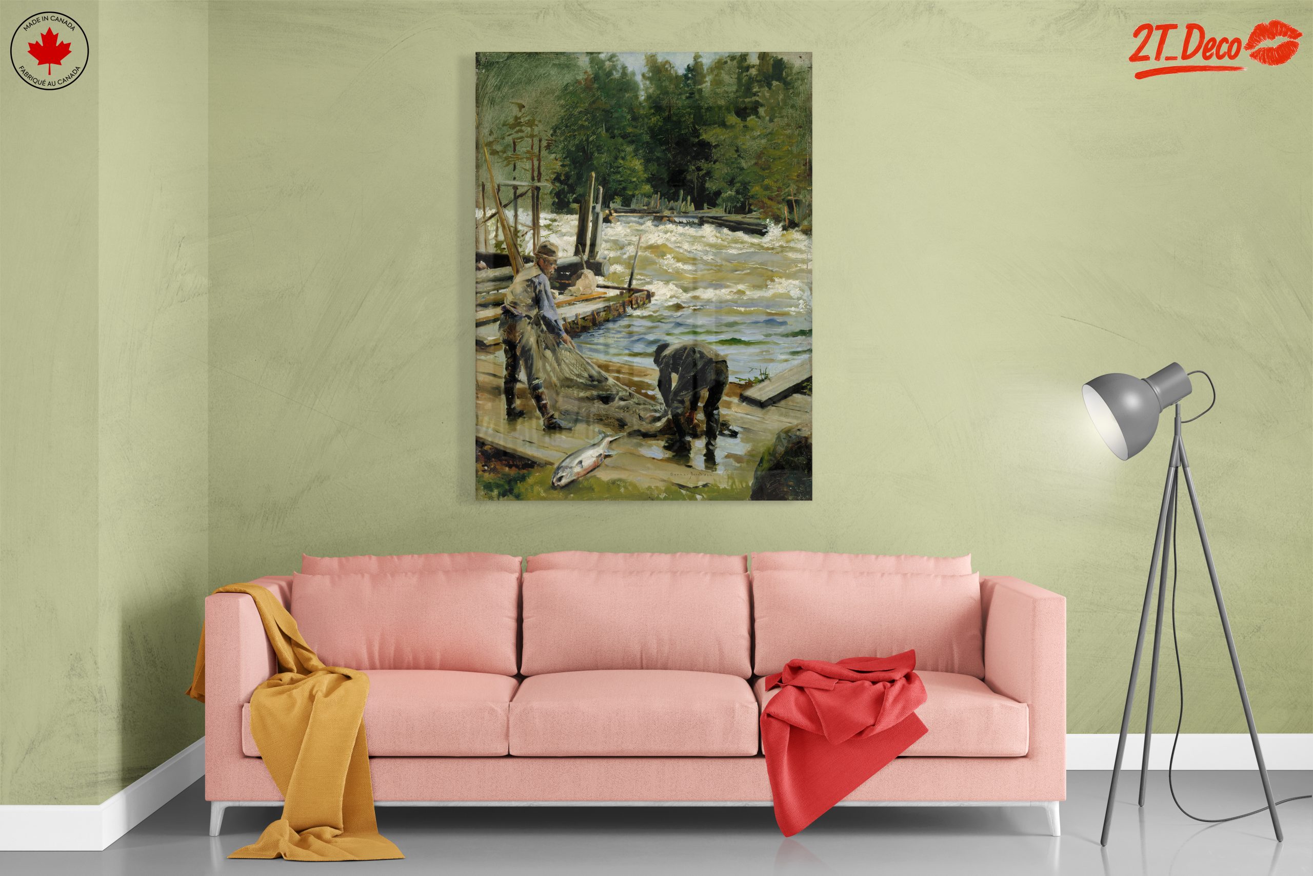 Fishermen by the River in Adventure Landscape - Image 7