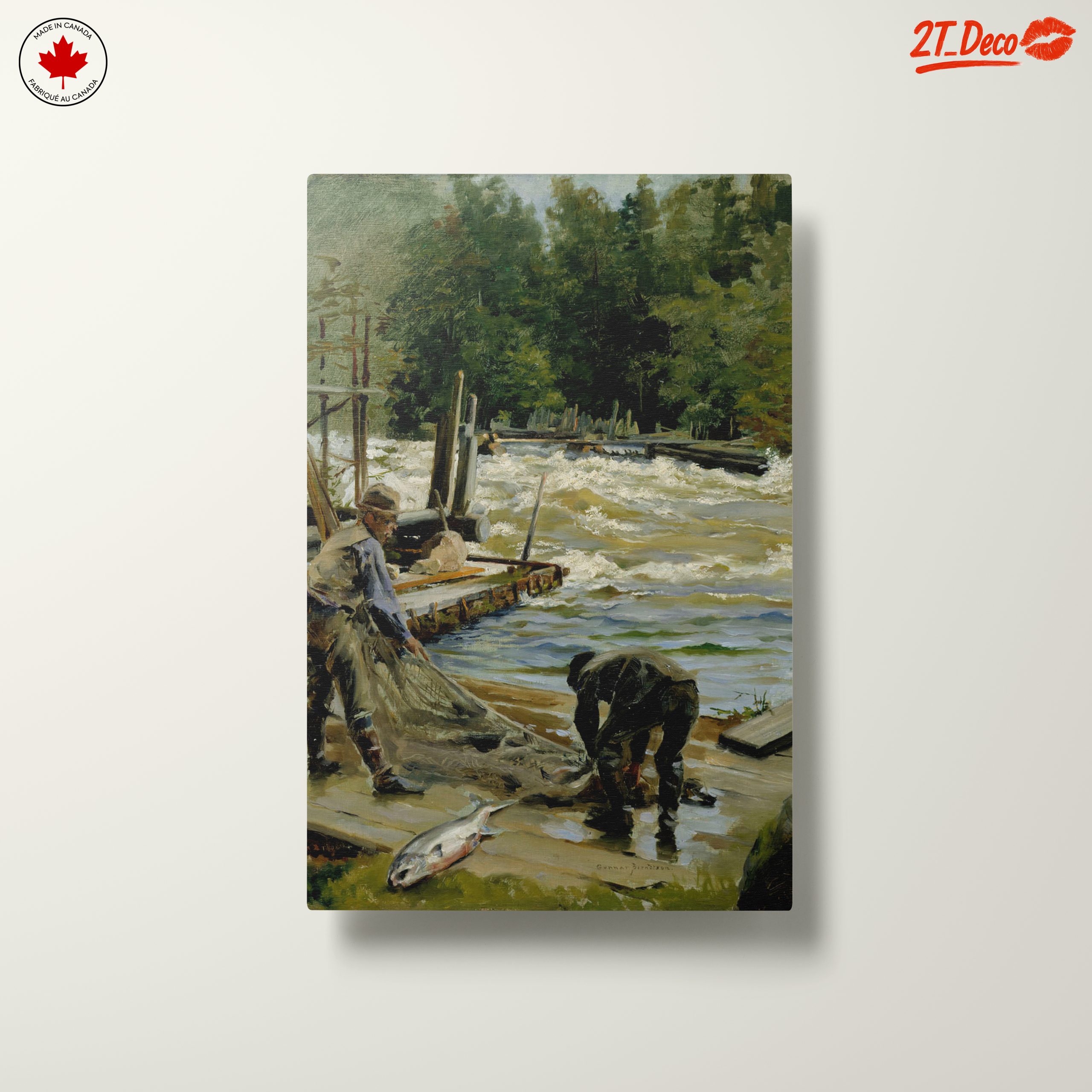 Fishermen by the River in Adventure Landscape - Image 10
