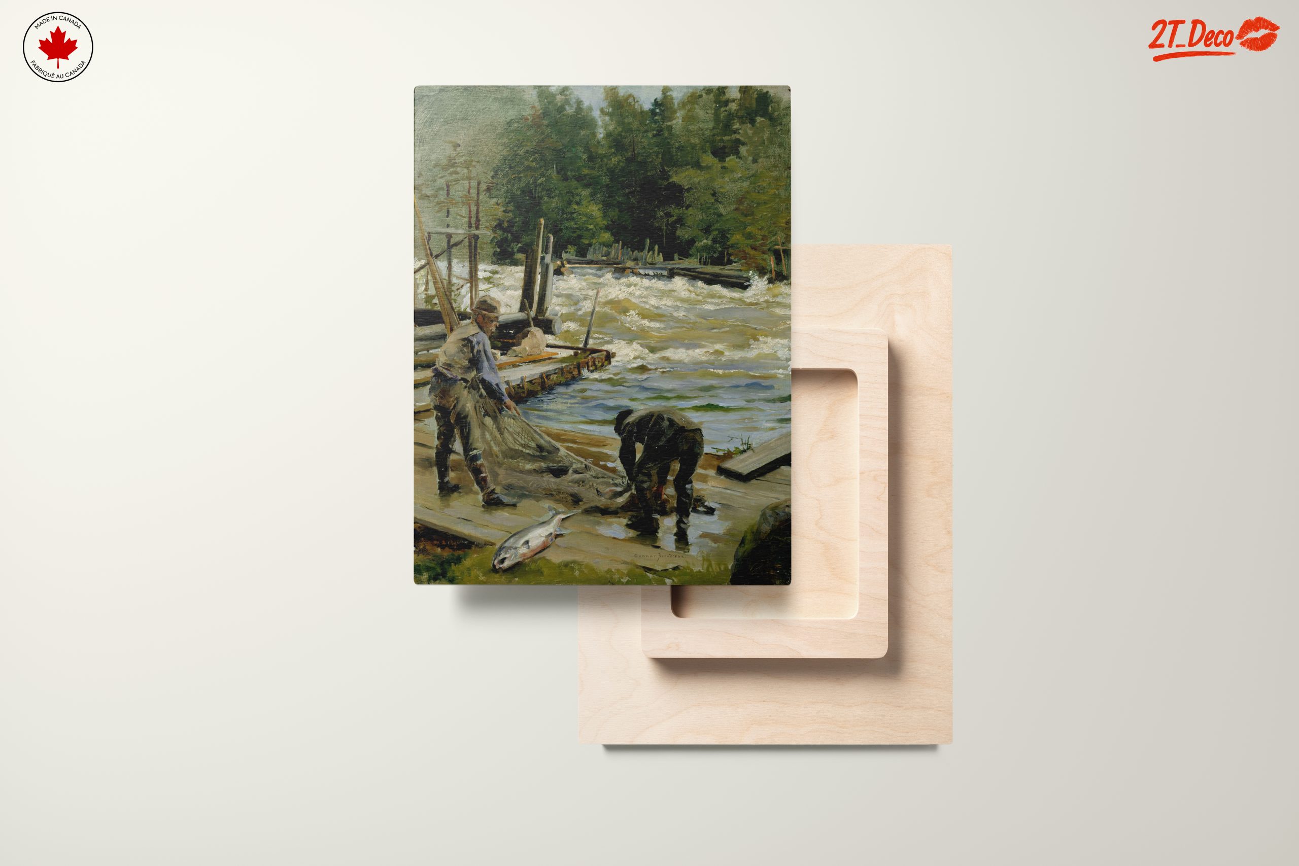 Fishermen by the River in Adventure Landscape - Image 11