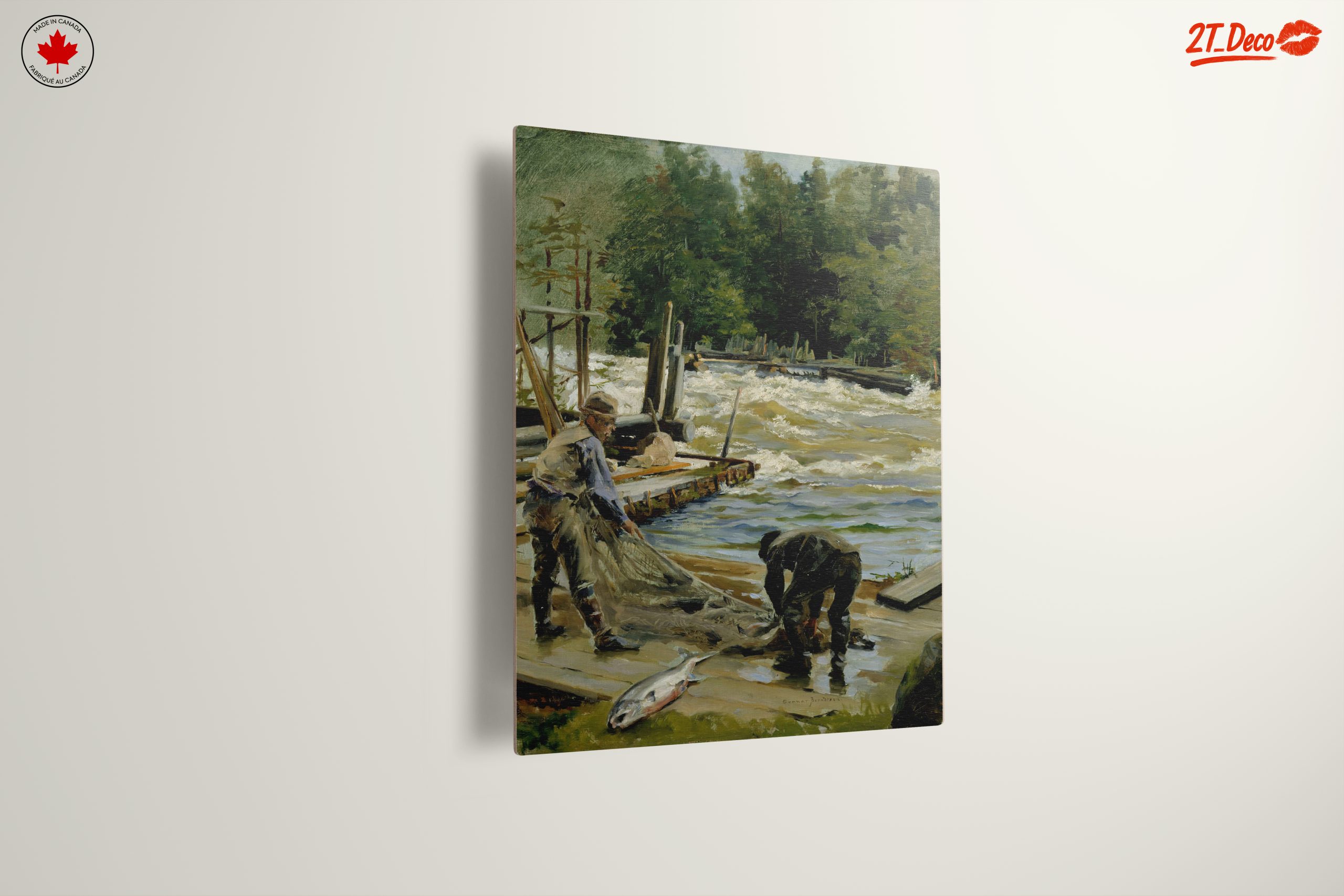 Fishermen by the River in Adventure Landscape - Image 13