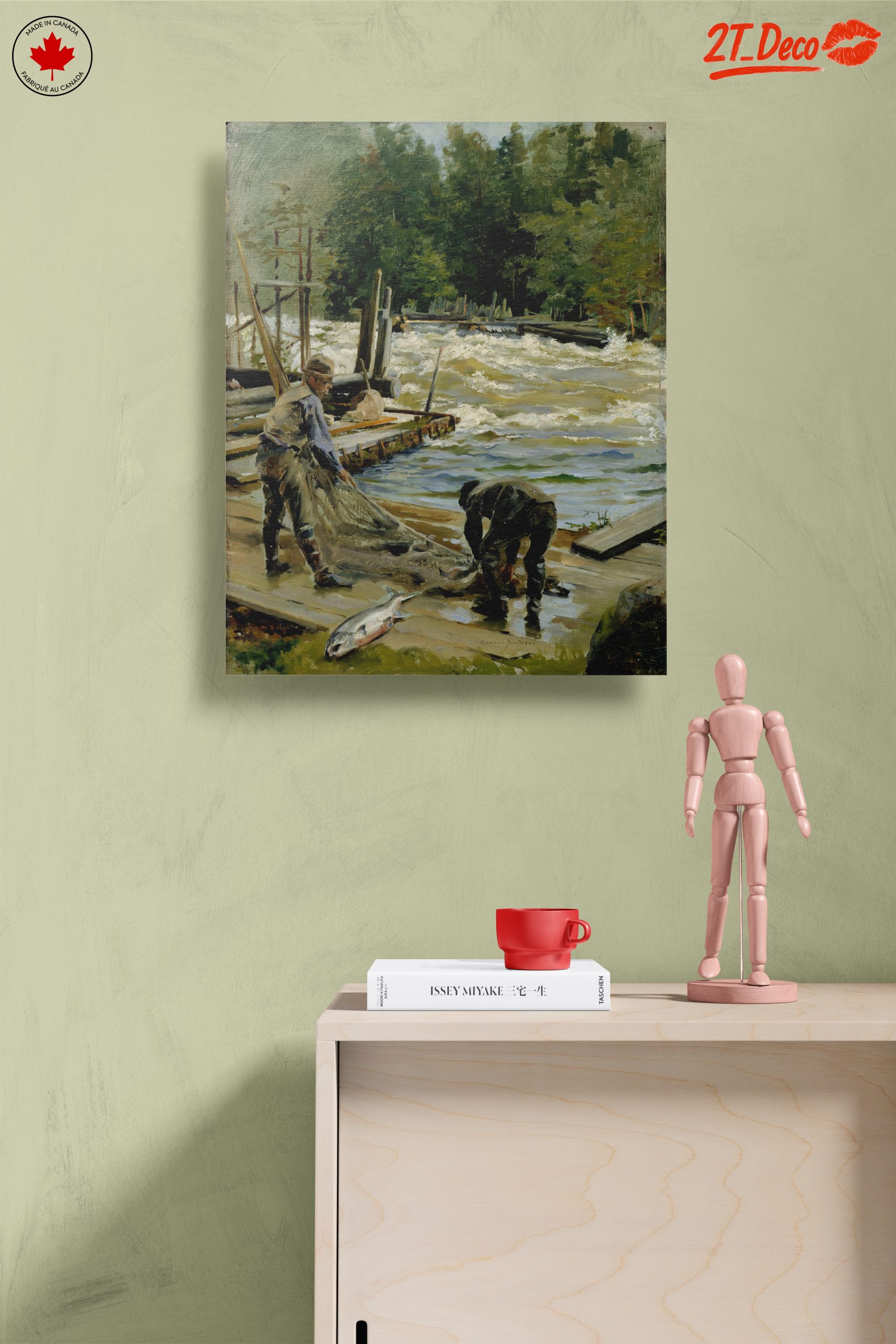 Fishermen by the River in Adventure Landscape - Image 14