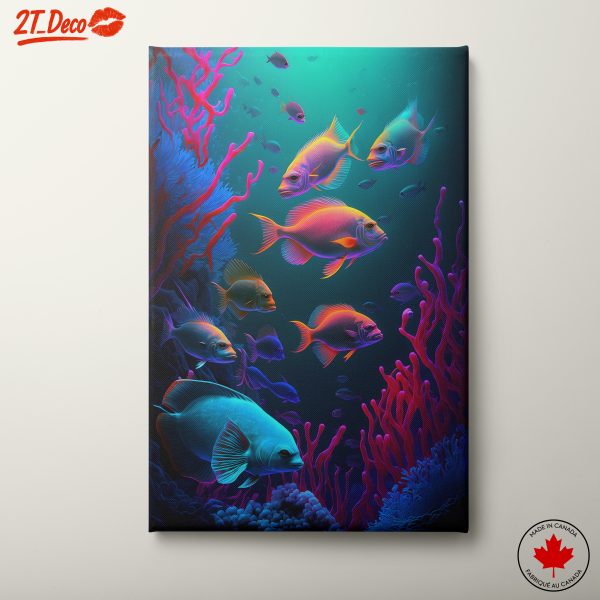 Vibrant Underwater Scene with Colorful Fish 2