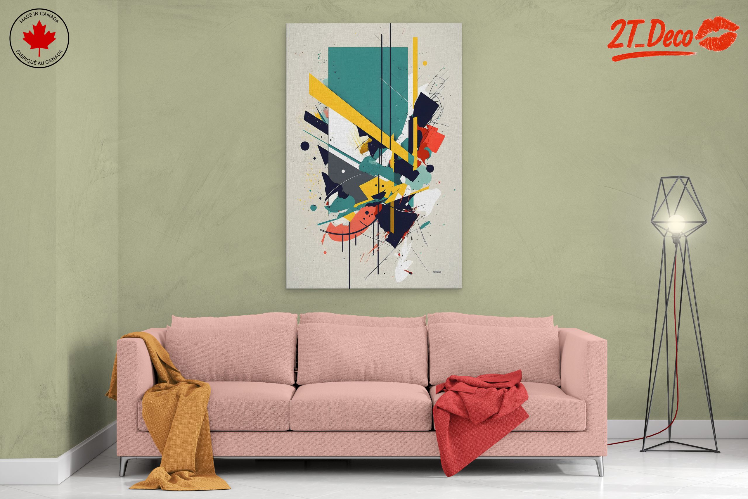 Vibrant Colorful Abstract Composition 4 - Image 2