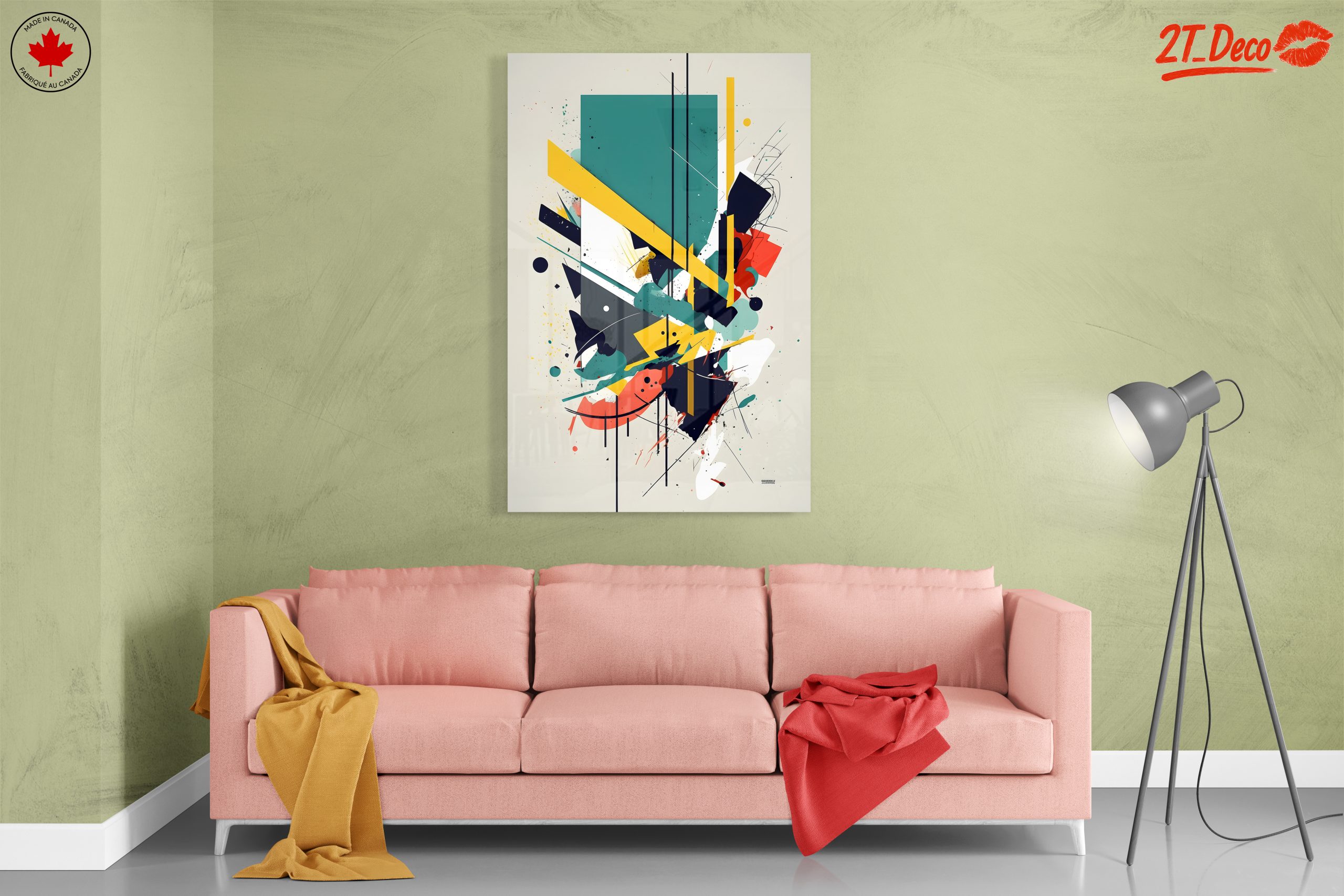 Vibrant Colorful Abstract Composition 4 - Image 7