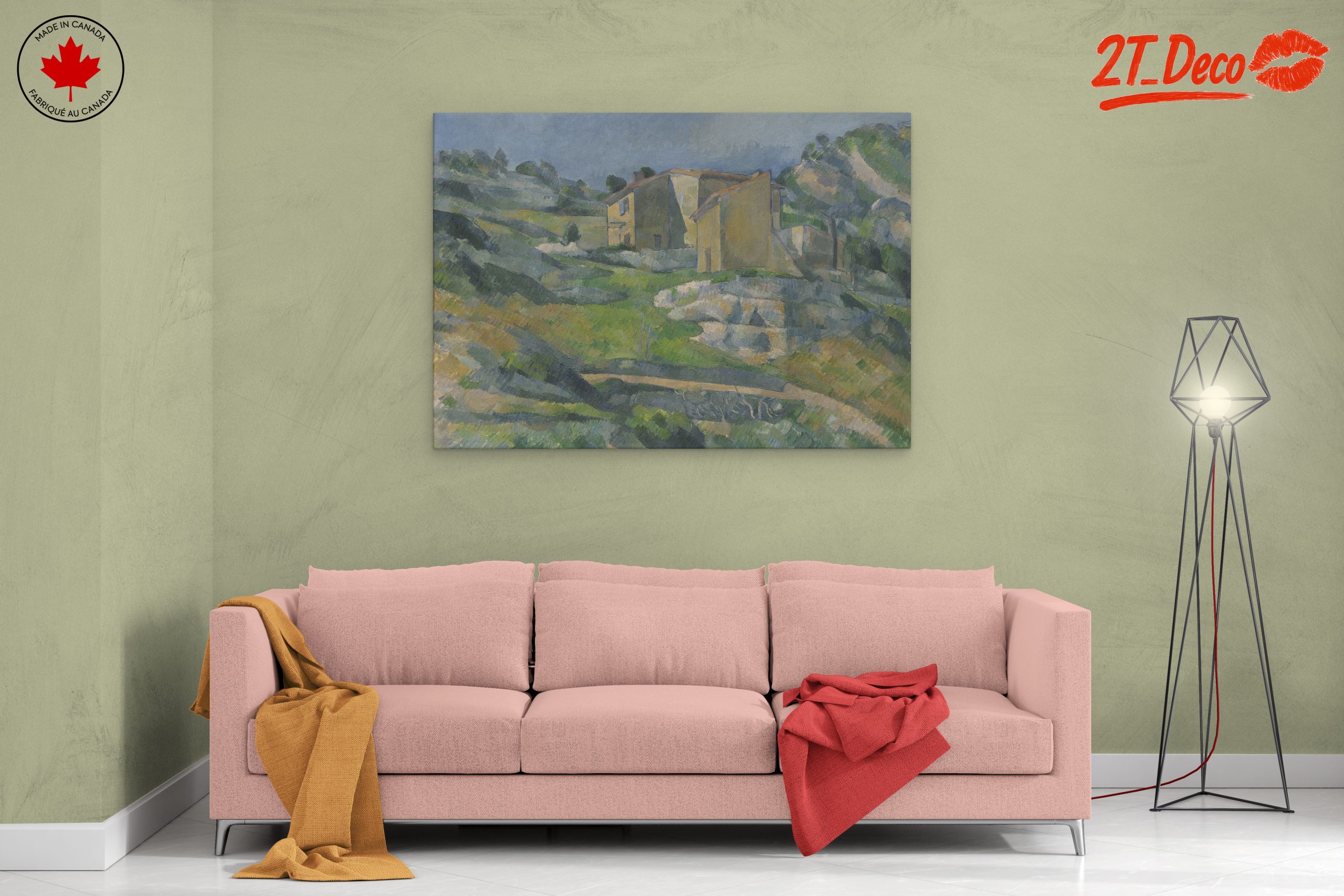 Stylized Abstract Landscape of a Building - Image 2