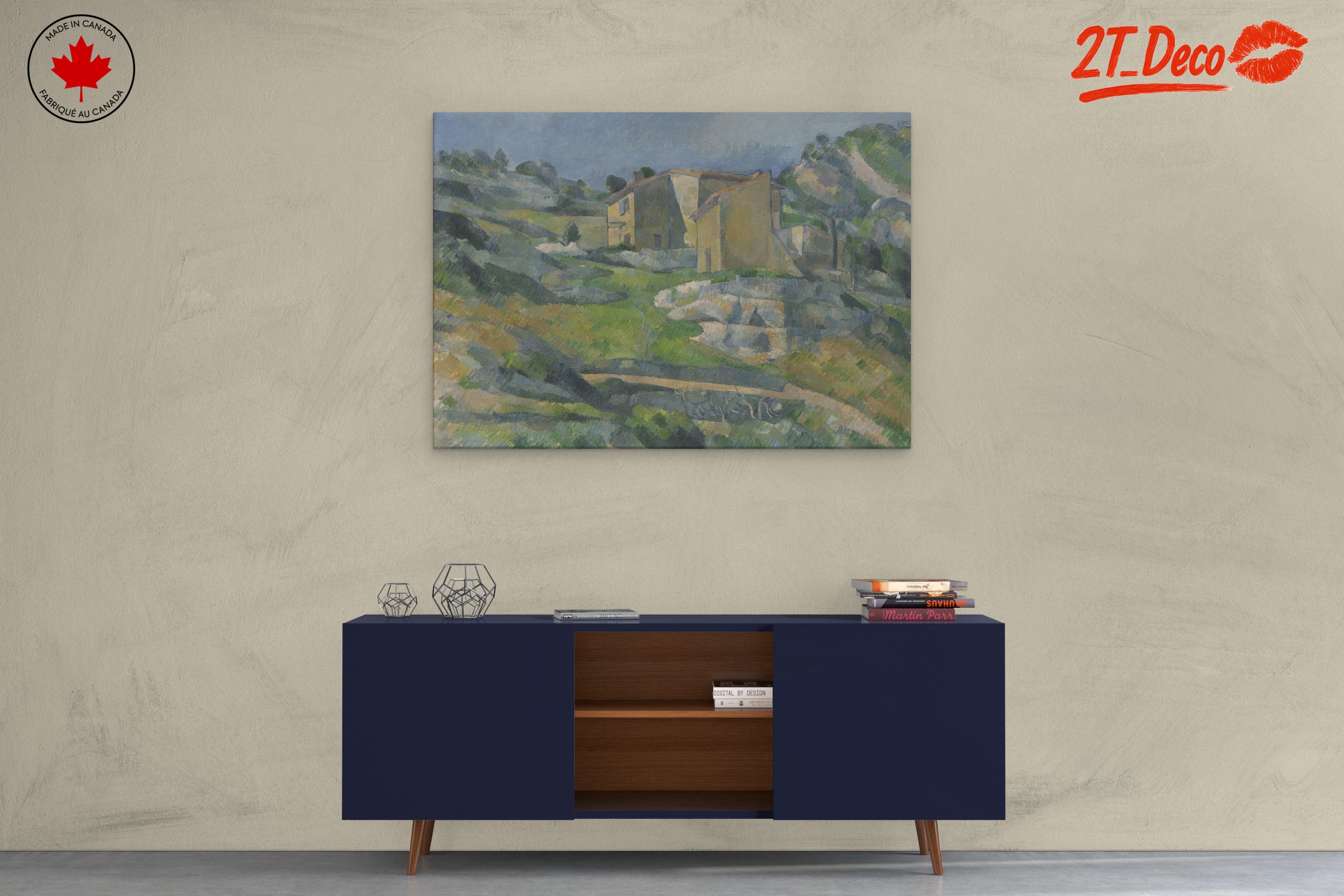 Stylized Abstract Landscape of a Building - Image 3