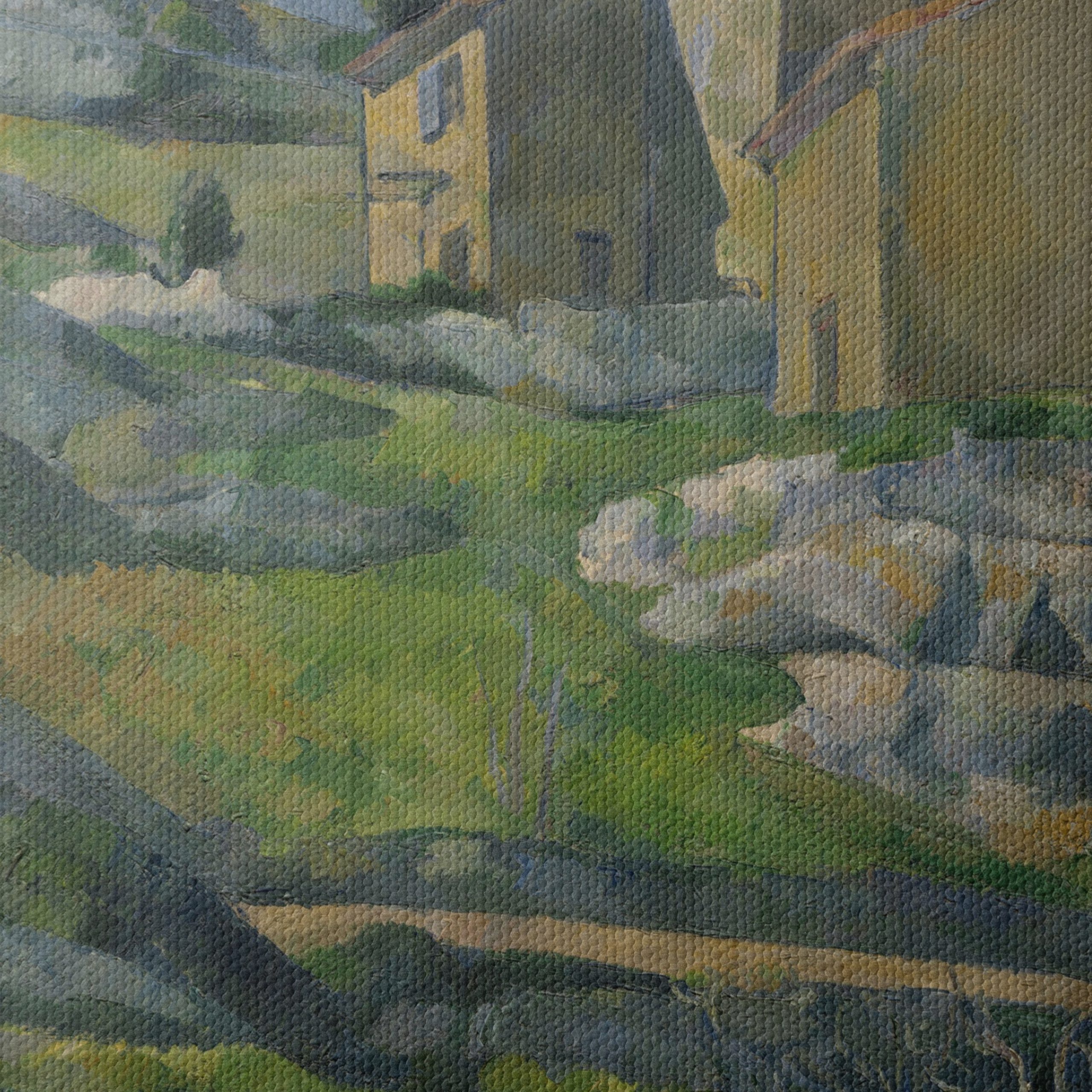 Stylized Abstract Landscape of a Building - Image 4