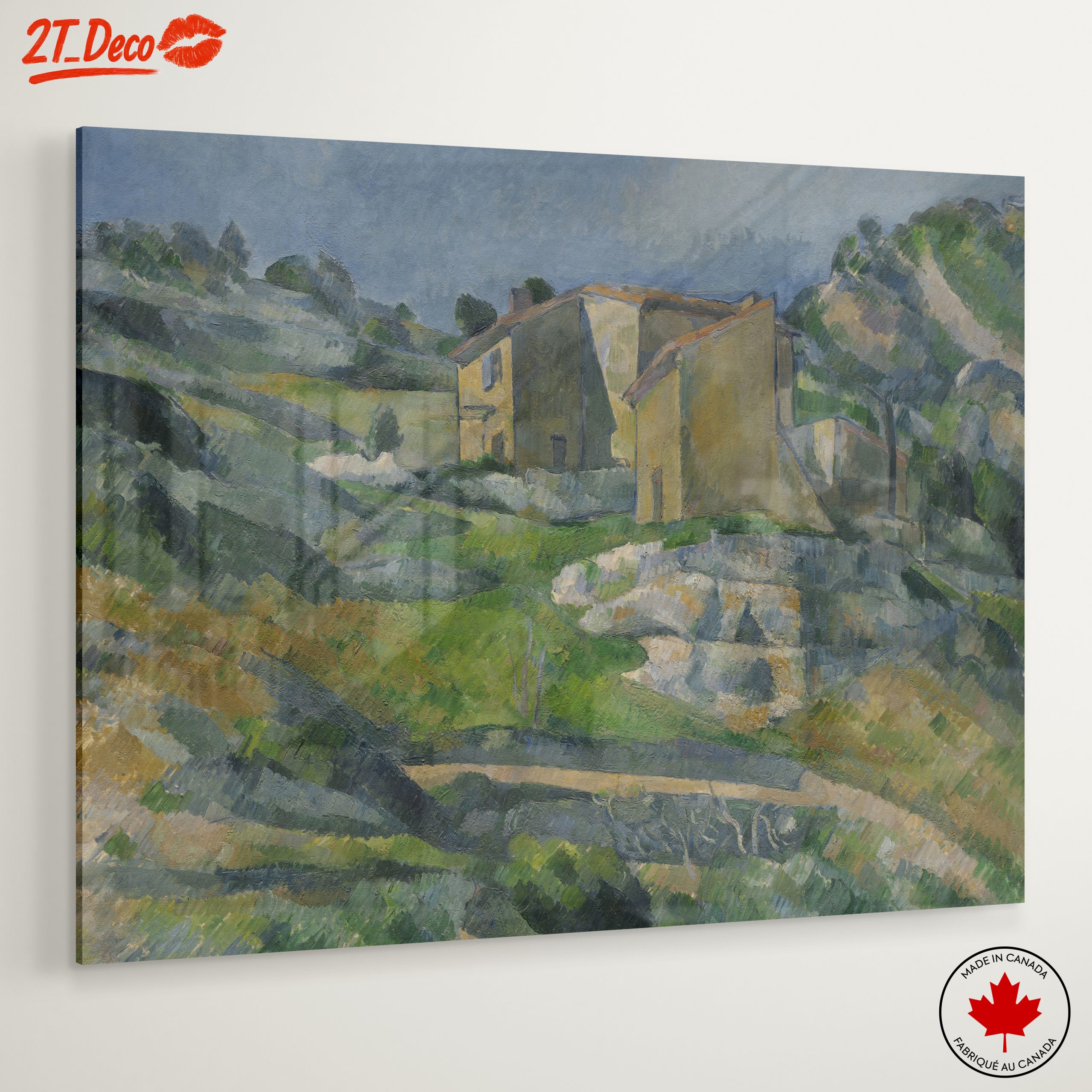 Stylized Abstract Landscape of a Building - Image 6