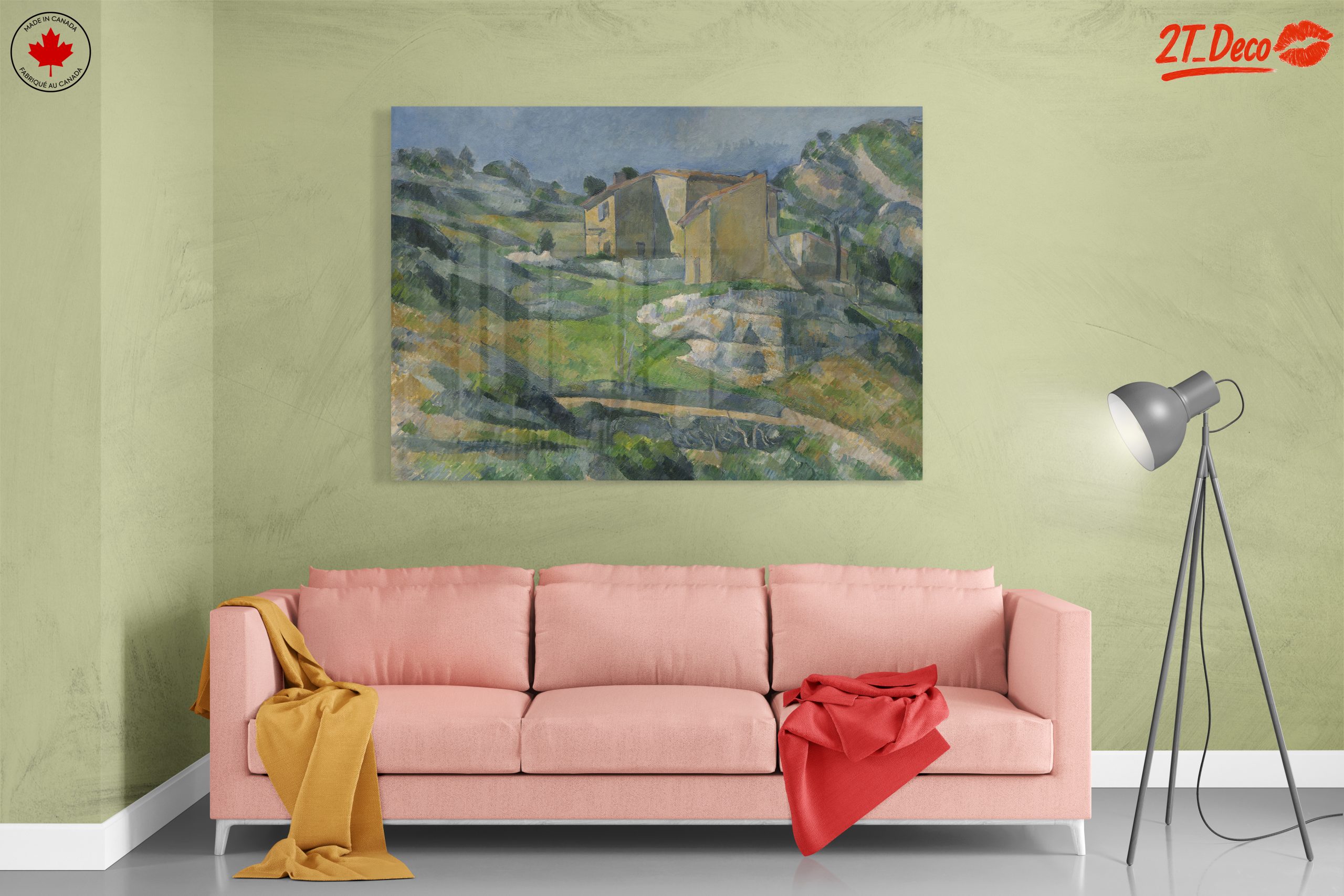 Stylized Abstract Landscape of a Building - Image 7