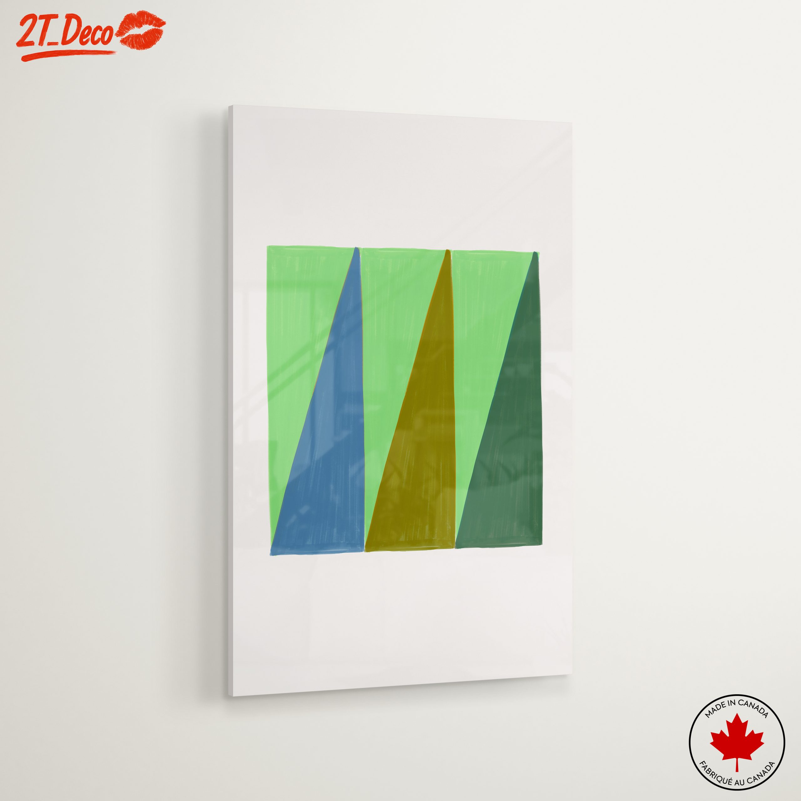 Stylized Geometric Abstract Artwork - Image 6