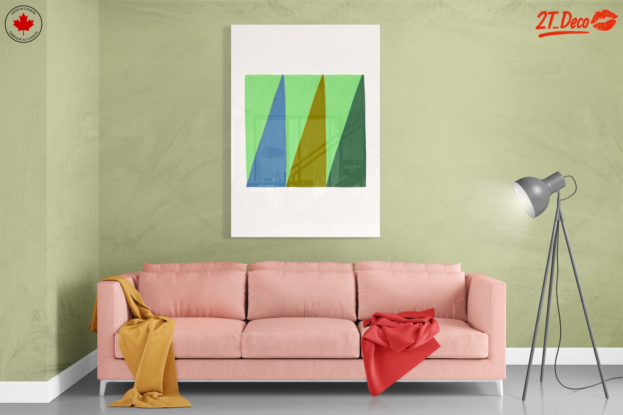Stylized Geometric Abstract Artwork - Image 7