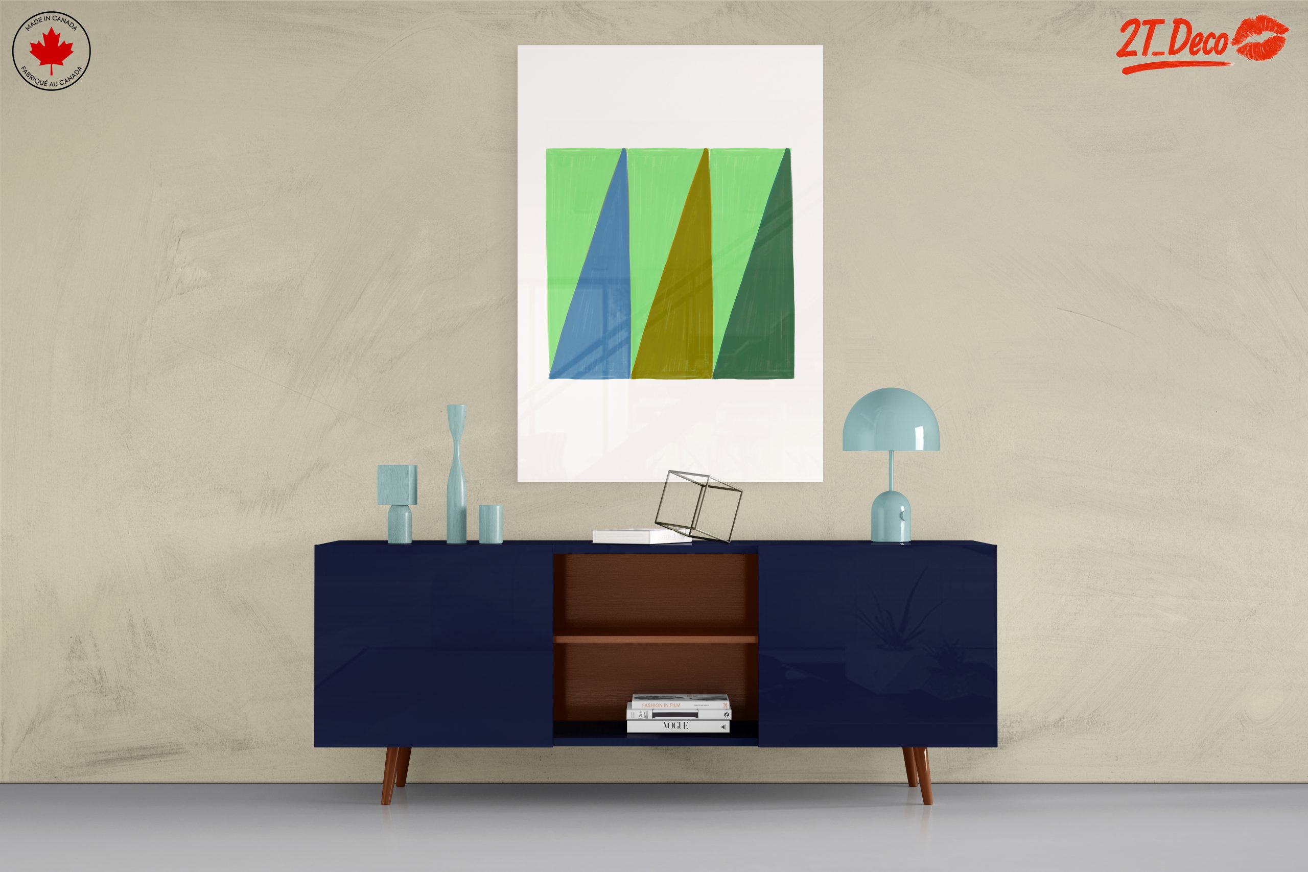 Stylized Geometric Abstract Artwork - Image 8