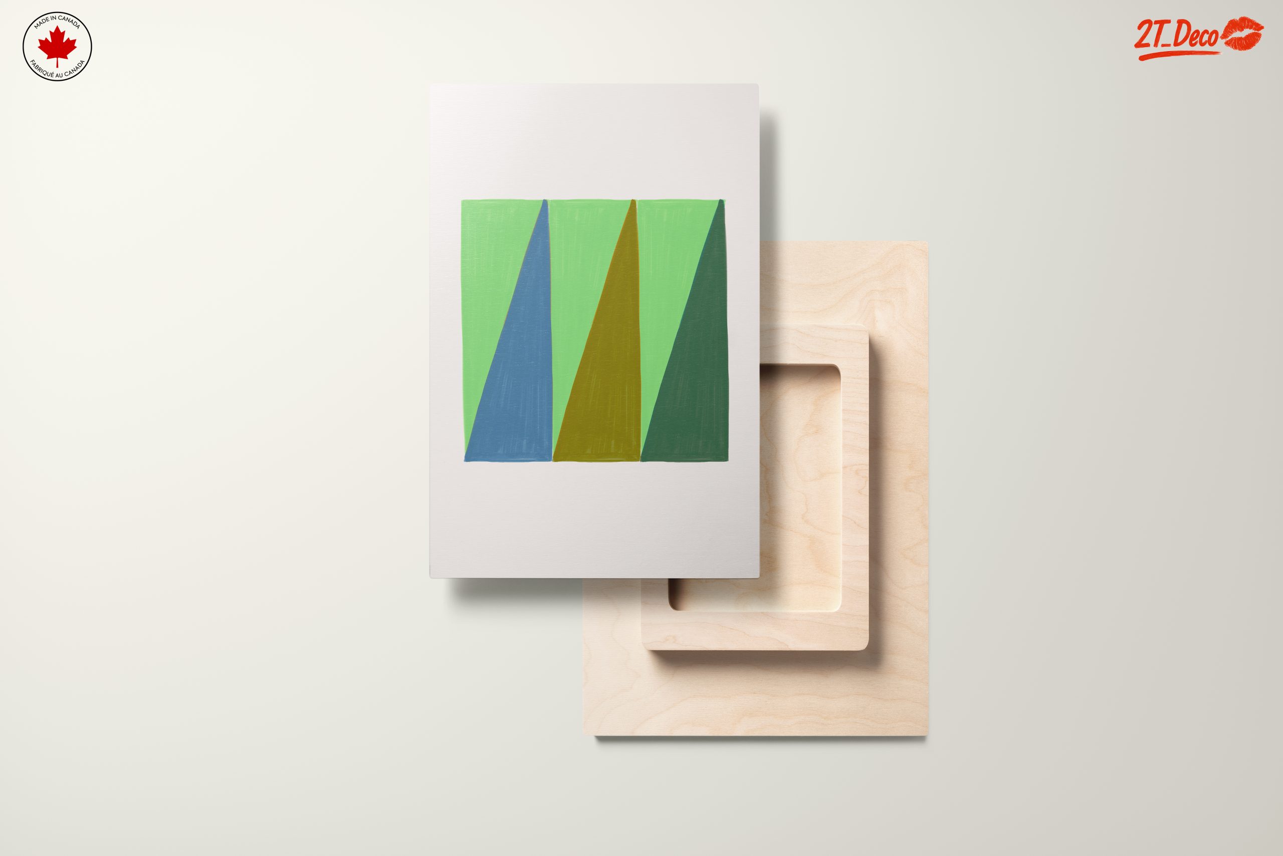 Stylized Geometric Abstract Artwork - Image 11