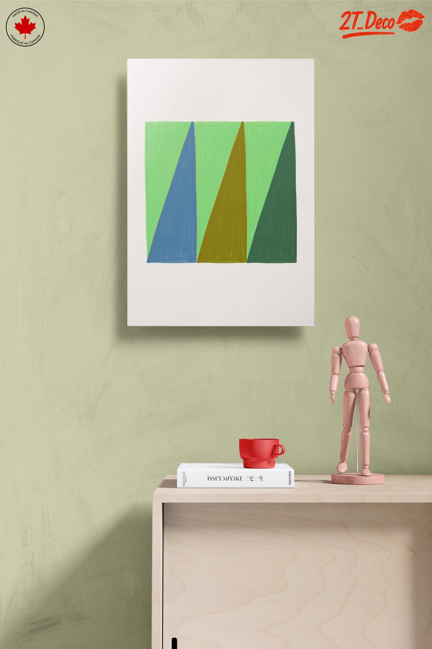 Stylized Geometric Abstract Artwork - Image 14