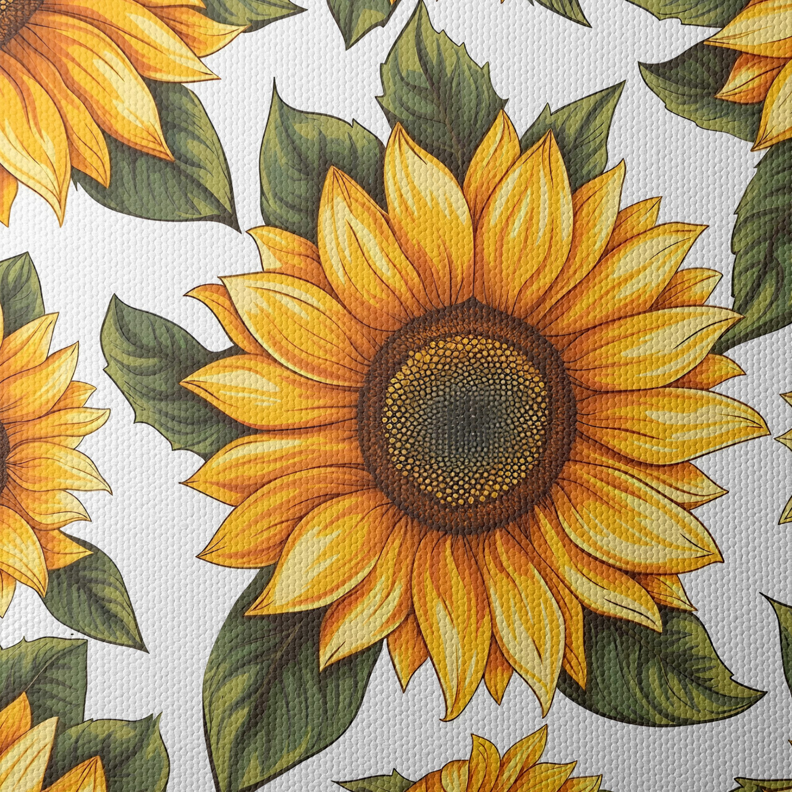 Vibrant Sunflower Floral Art - Image 4