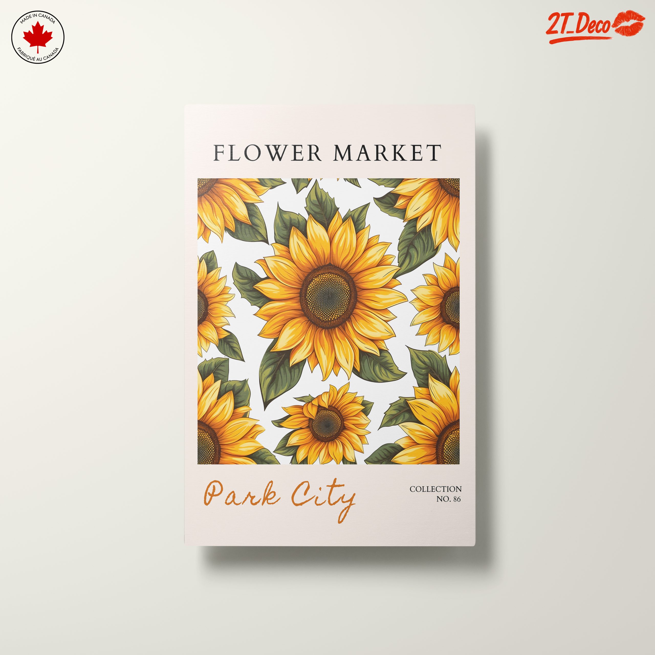 Vibrant Sunflower Floral Art - Image 10
