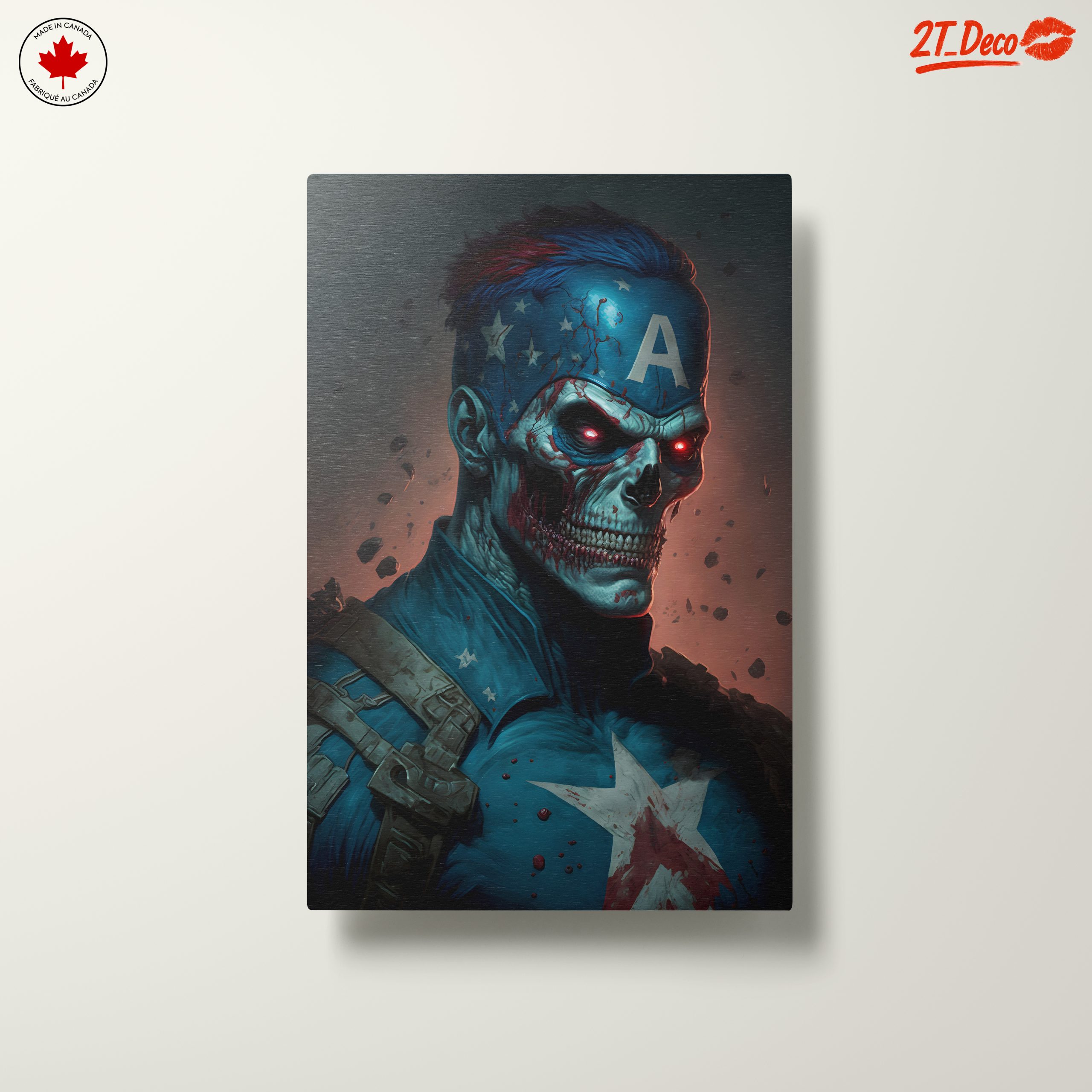 Zombie Superhero Art Featuring Skull Character - Image 10