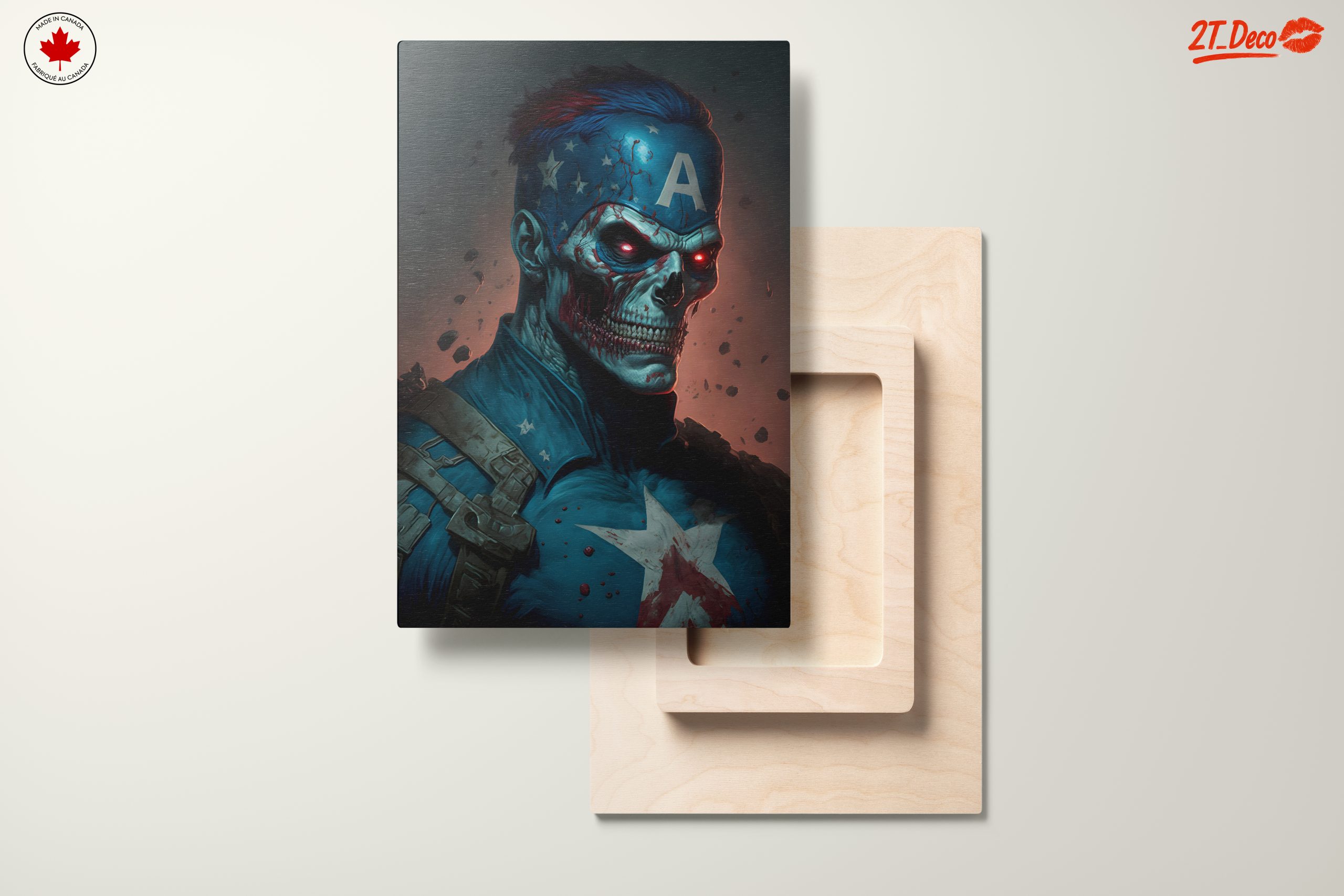 Zombie Superhero Art Featuring Skull Character - Image 11