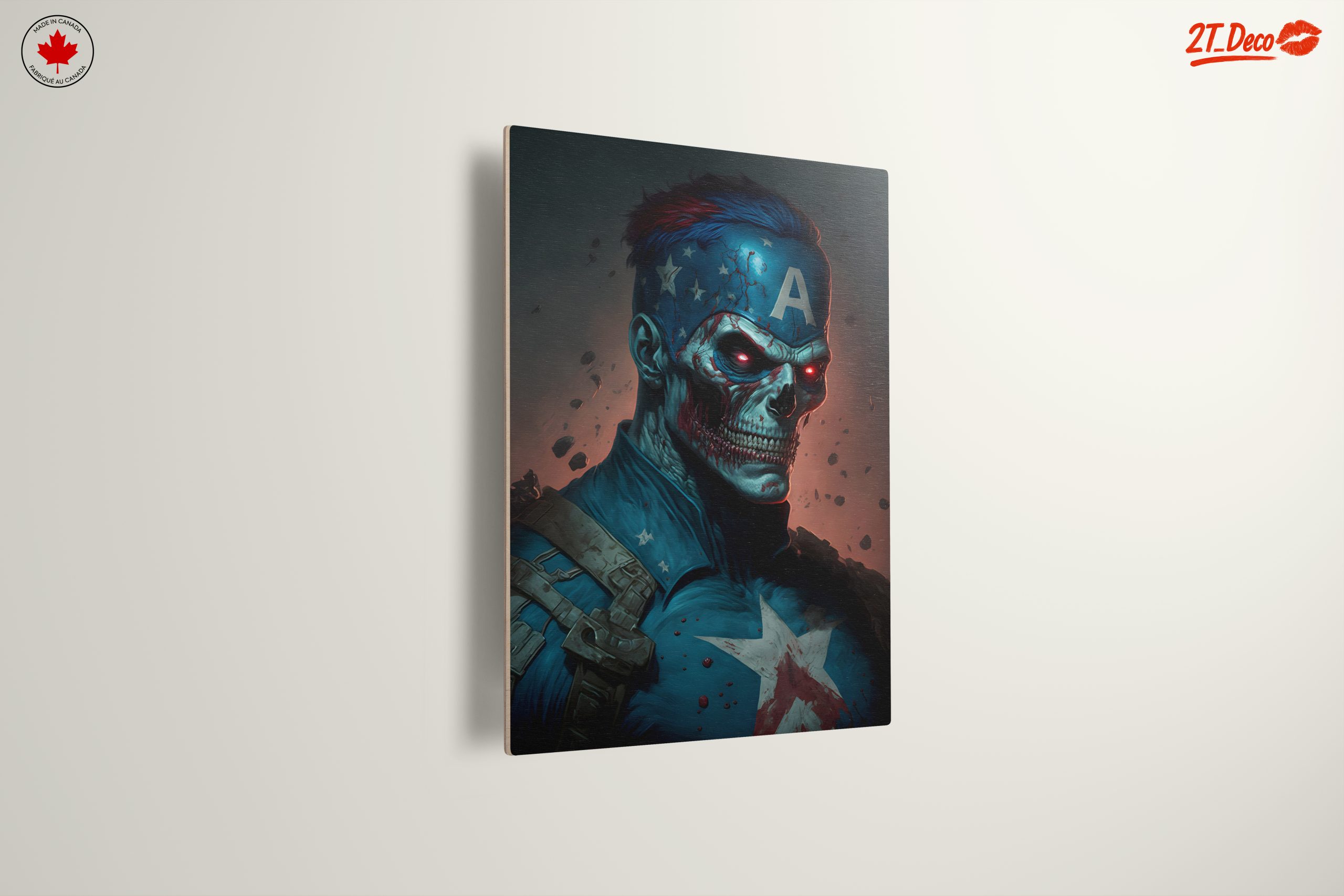 Zombie Superhero Art Featuring Skull Character - Image 13
