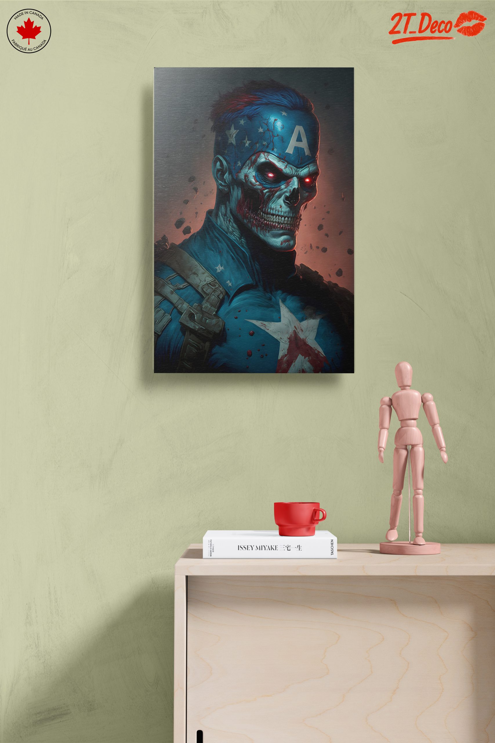 Zombie Superhero Art Featuring Skull Character - Image 14