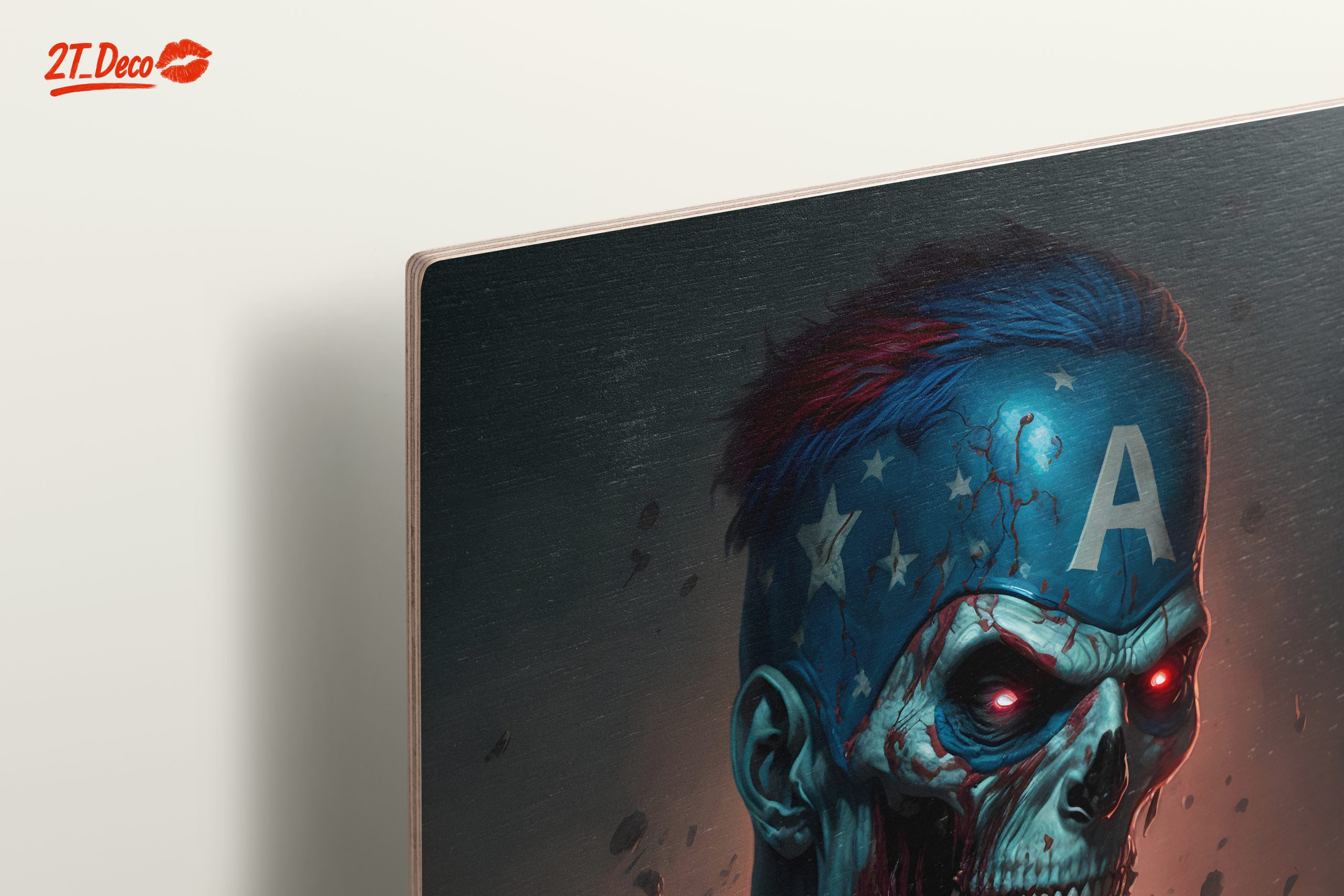 Zombie Superhero Art Featuring Skull Character - Image 15