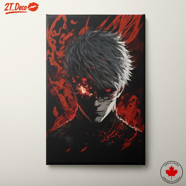 Tokyo Ghoul Character Art with Dark Themes