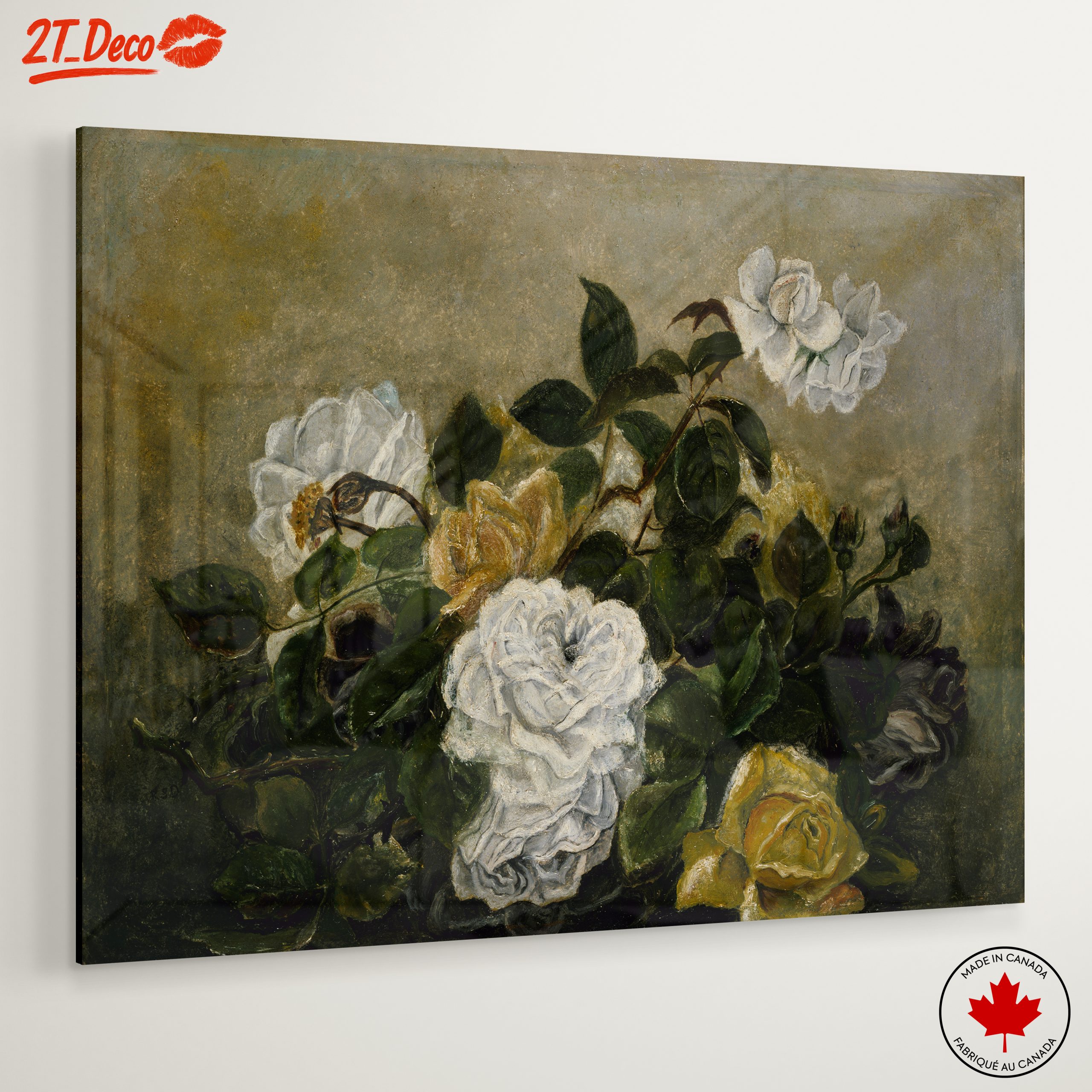 Roses Floral Arrangement Art - Image 6