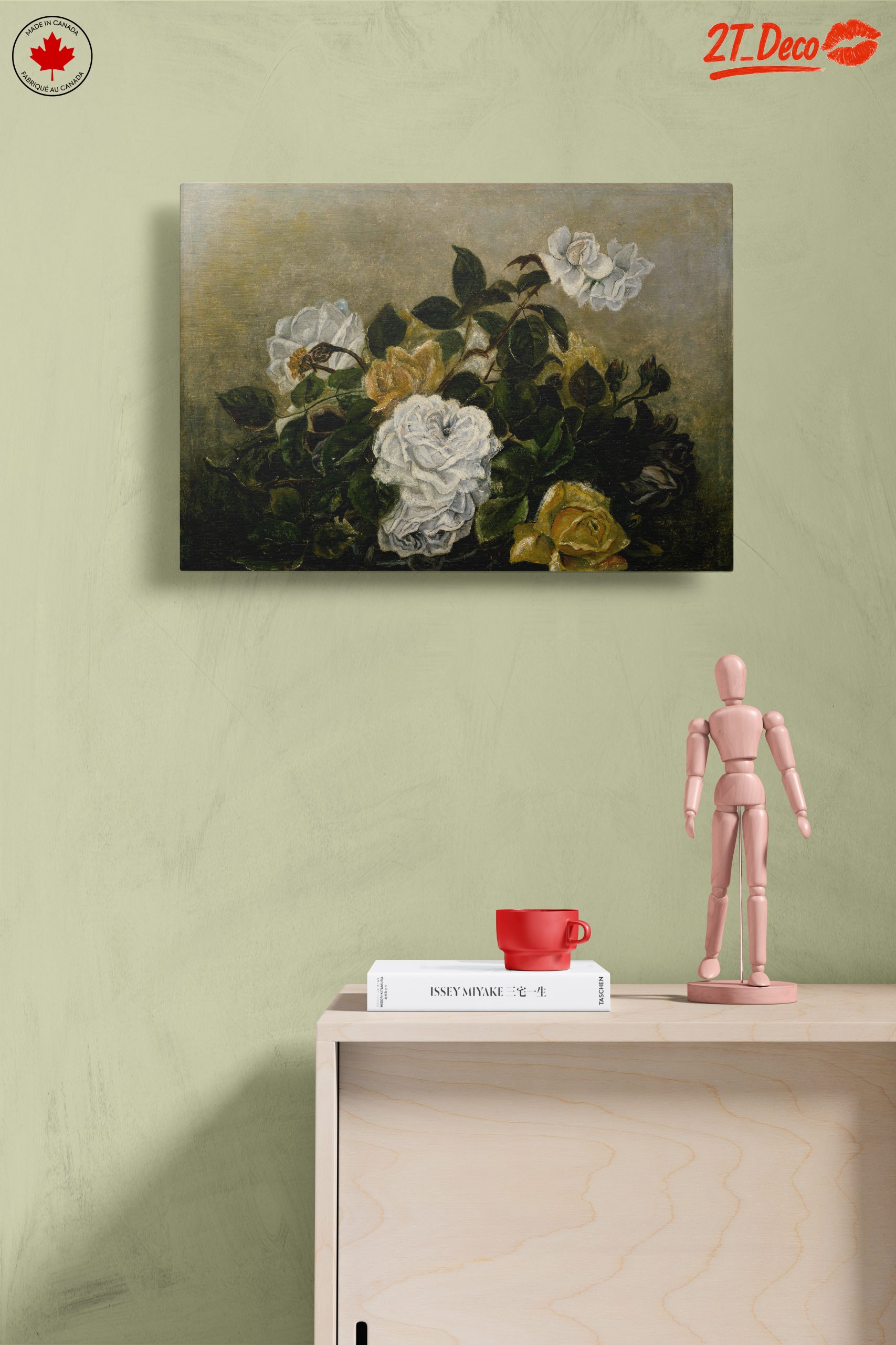 Roses Floral Arrangement Art - Image 14
