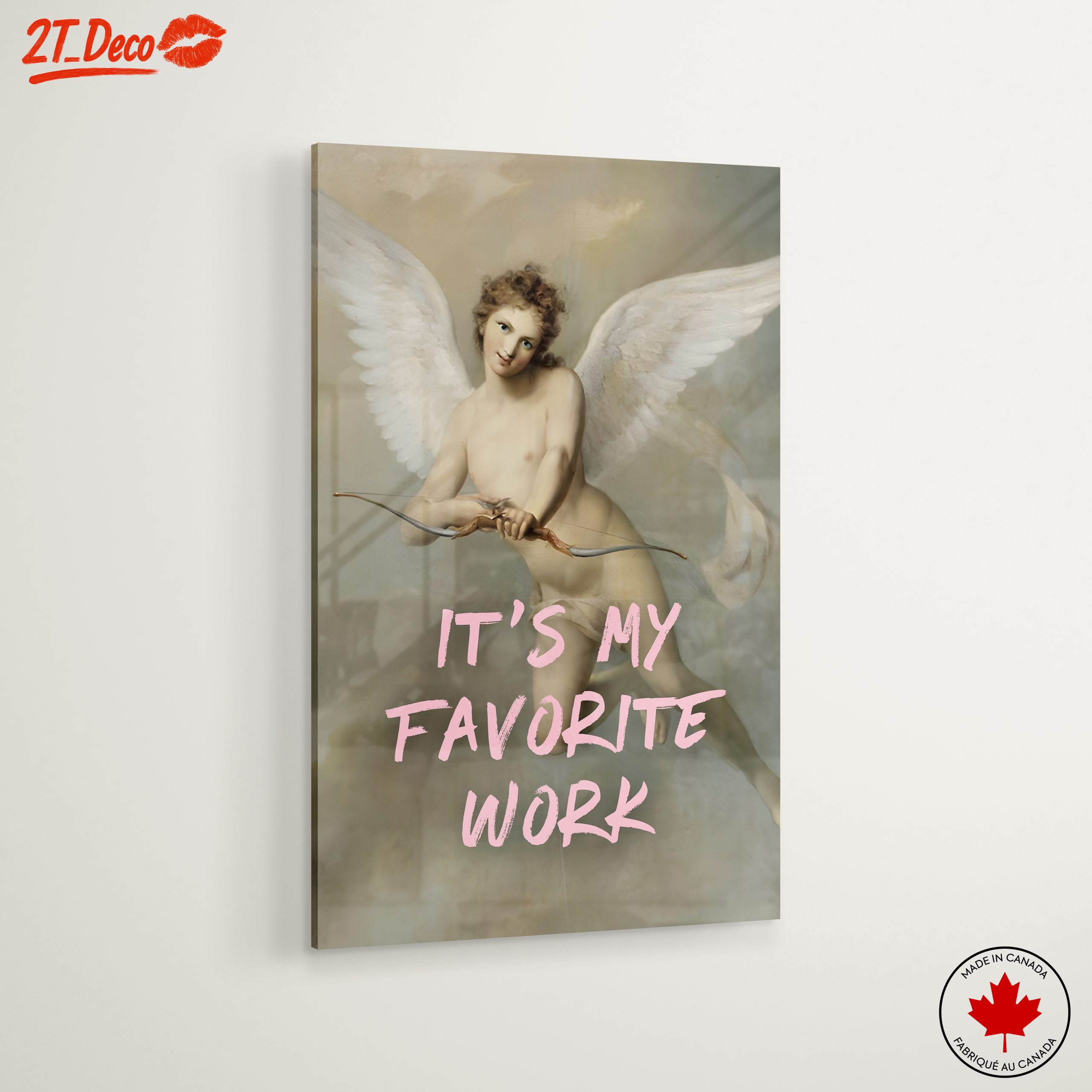 Angel with Modern Text Design - Image 6