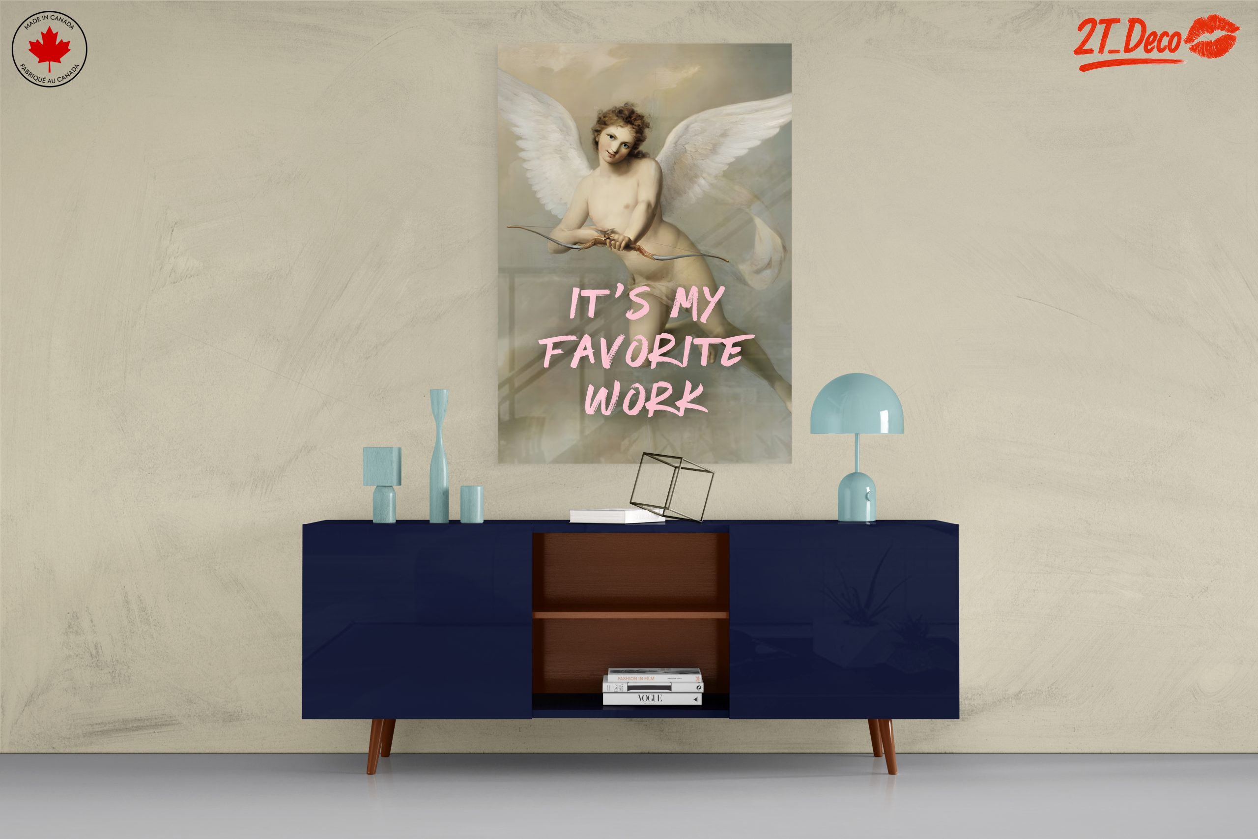 Angel with Modern Text Design - Image 8