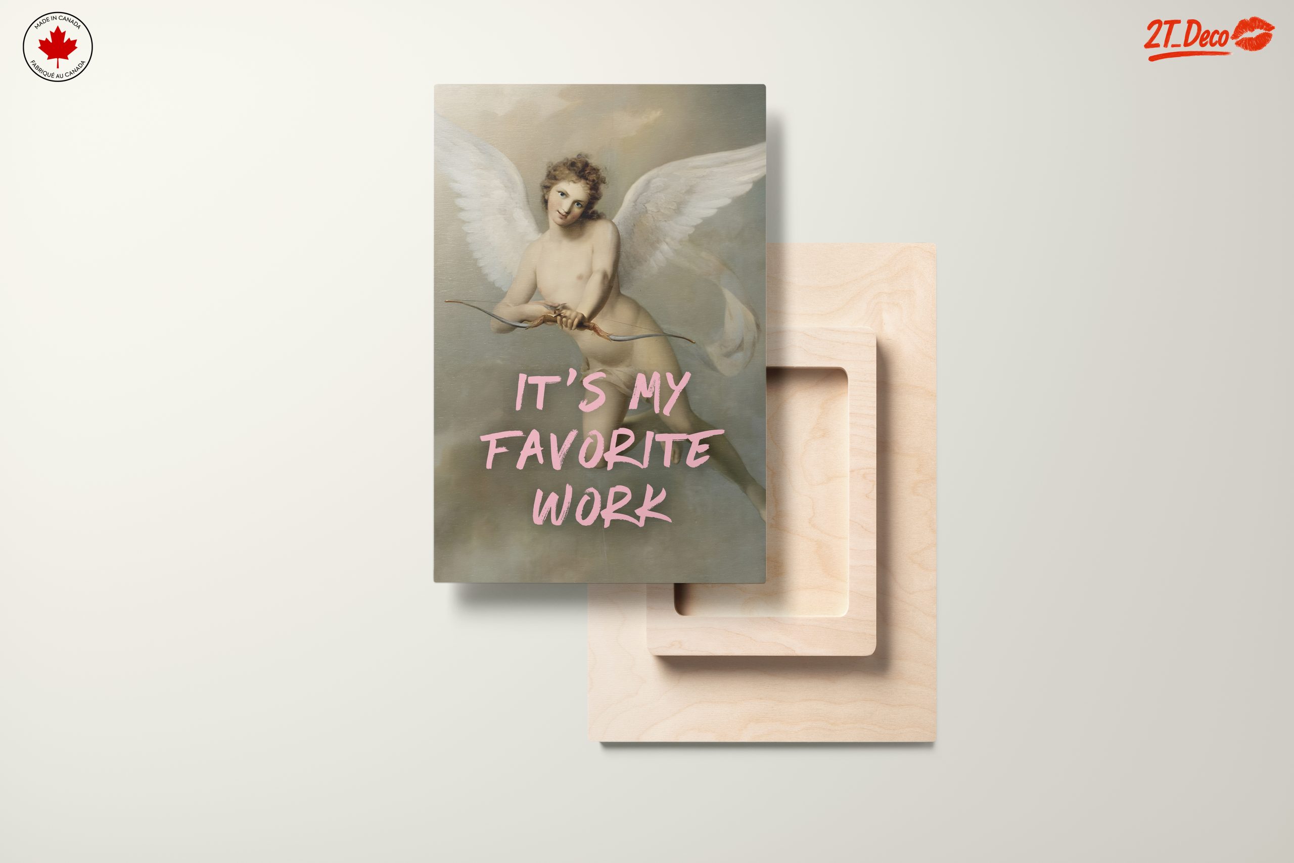Angel with Modern Text Design - Image 11