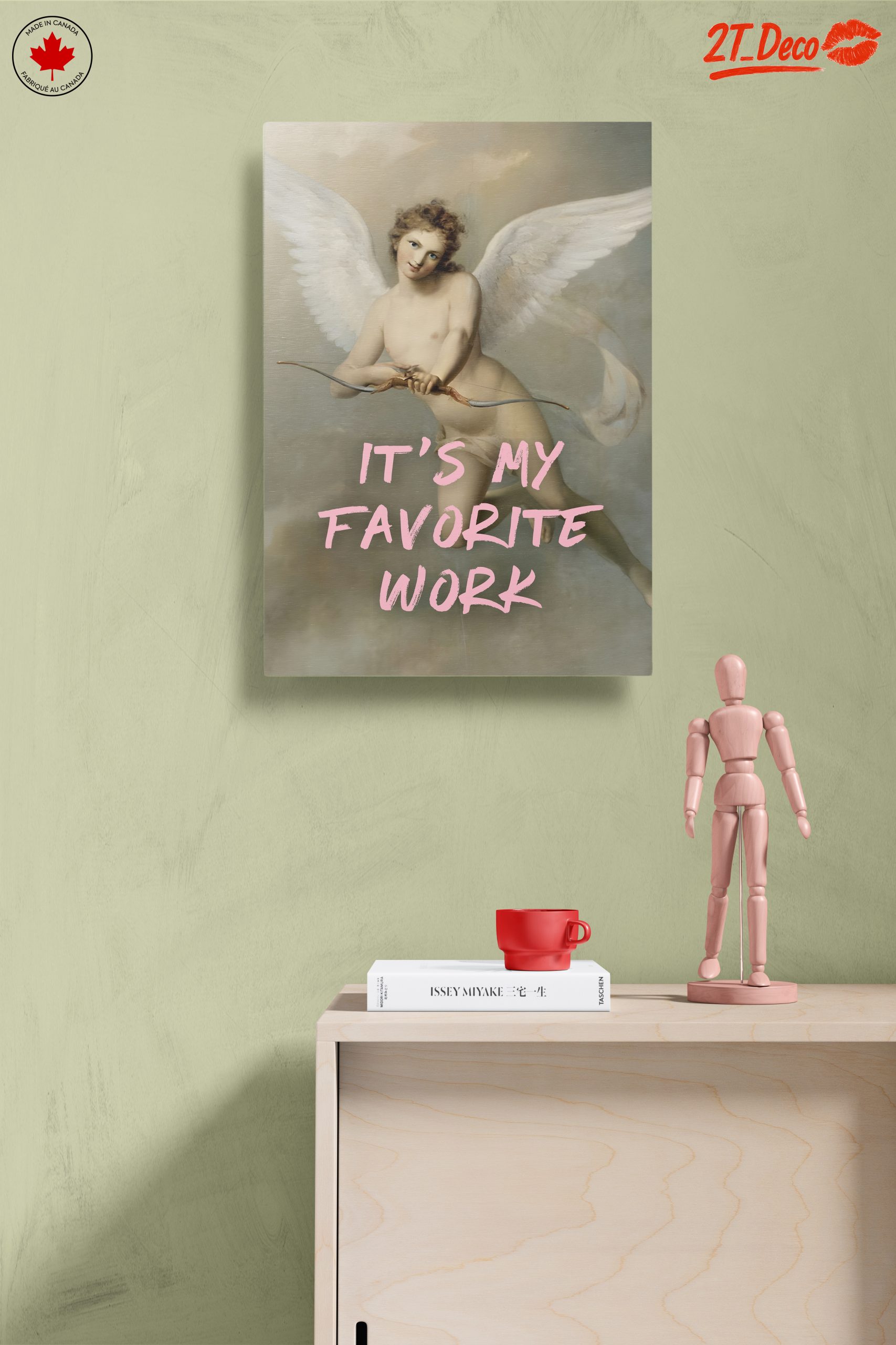 Angel with Modern Text Design - Image 14