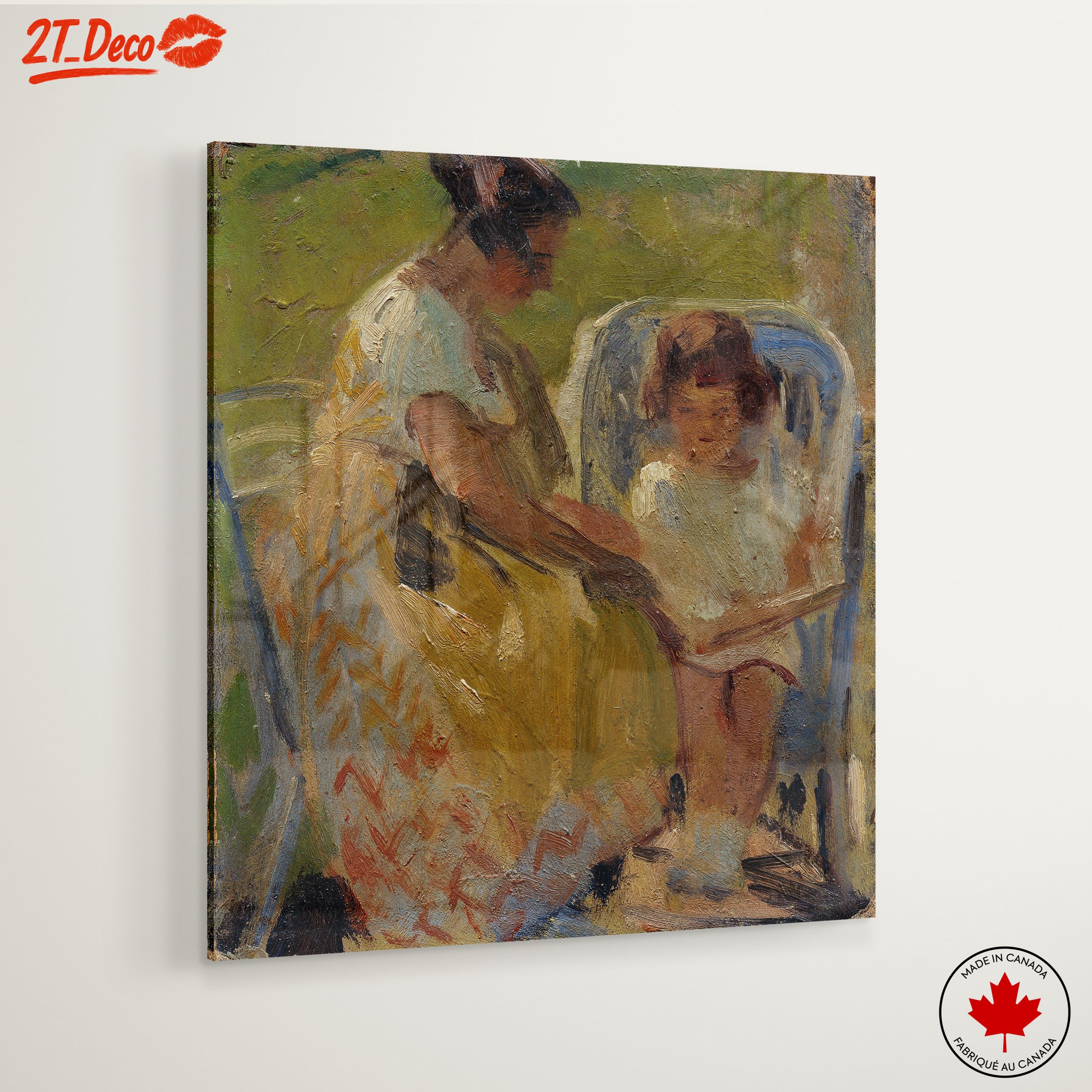 Mother and Child Contemporary Portrait - Image 6