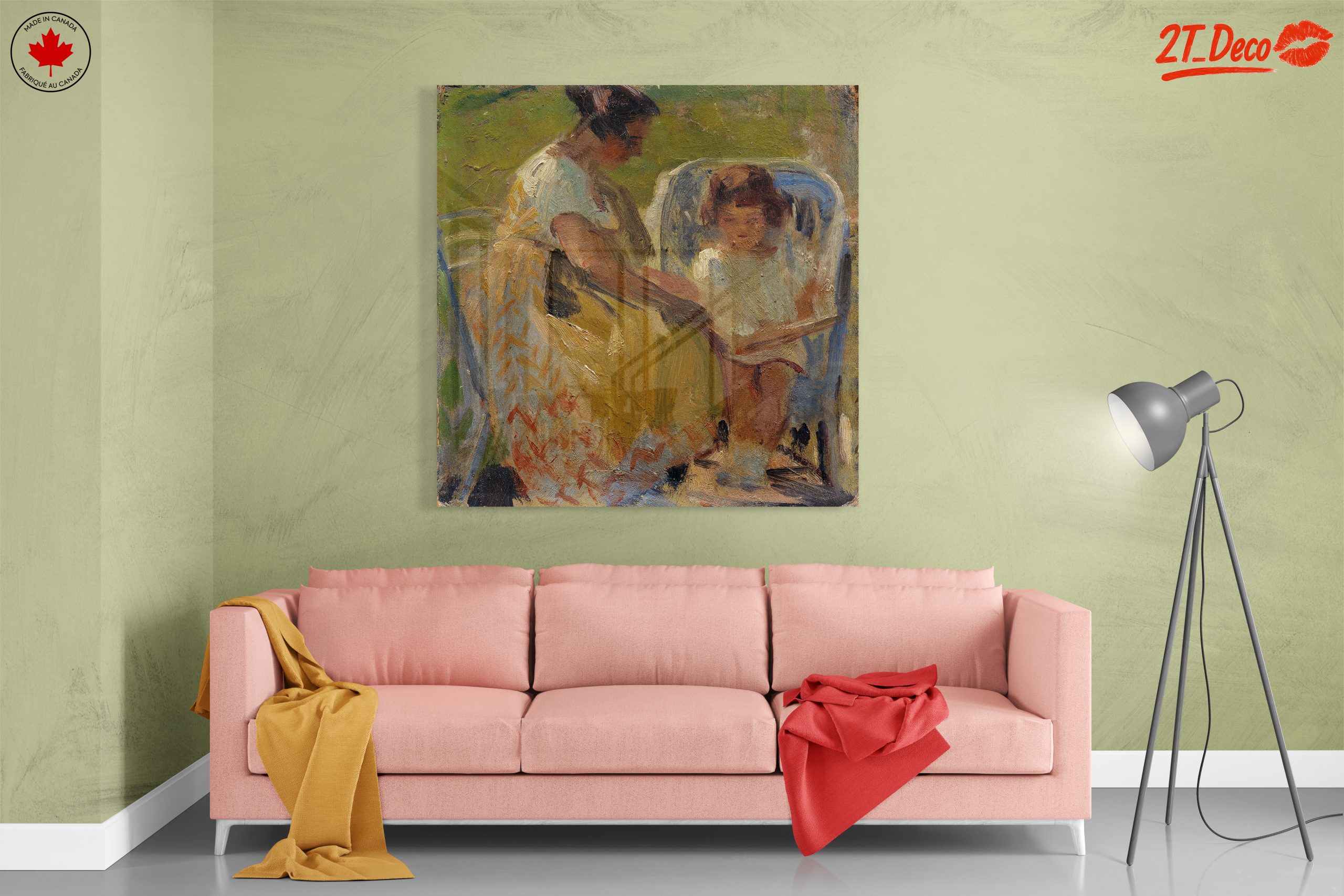 Mother and Child Contemporary Portrait - Image 7