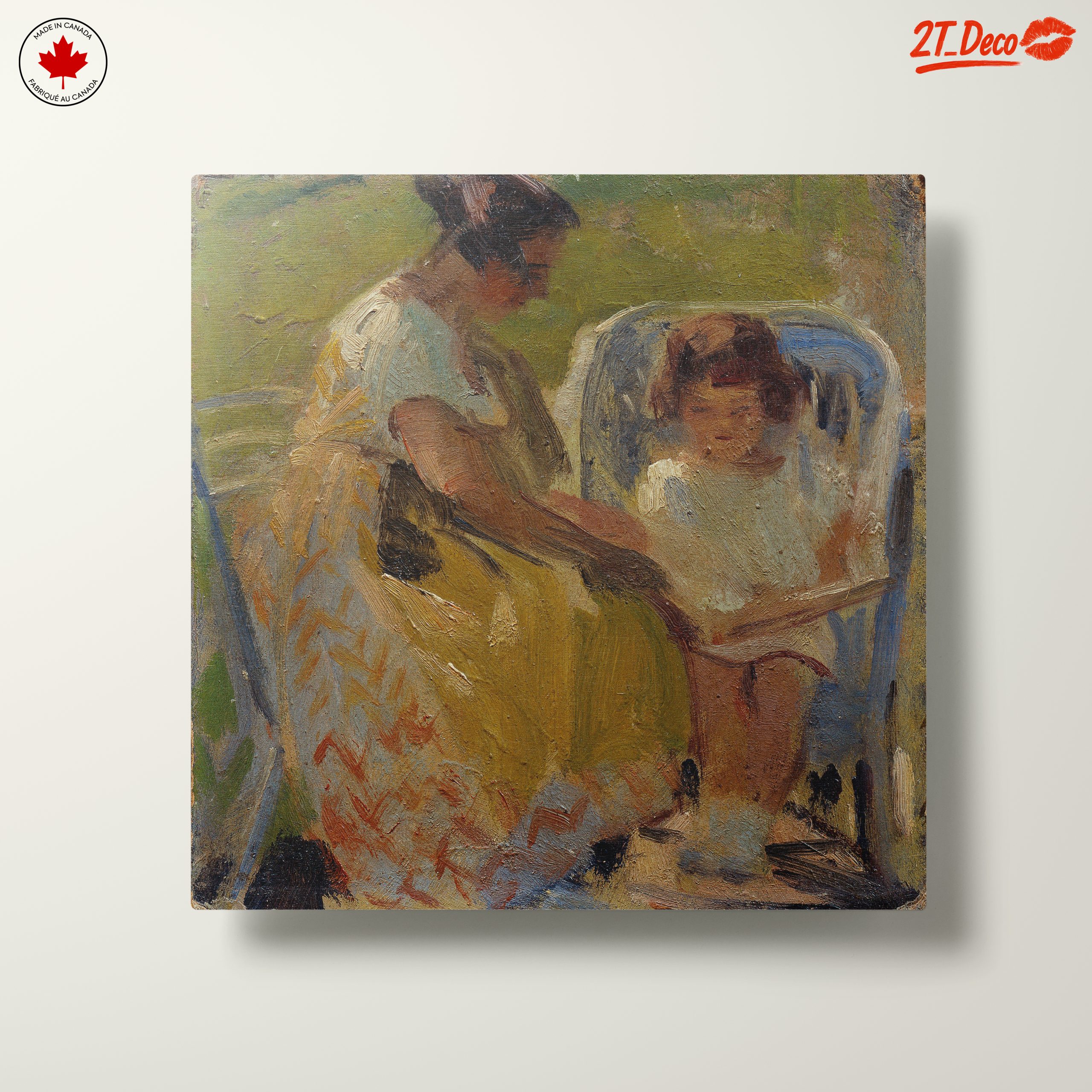 Mother and Child Contemporary Portrait - Image 10