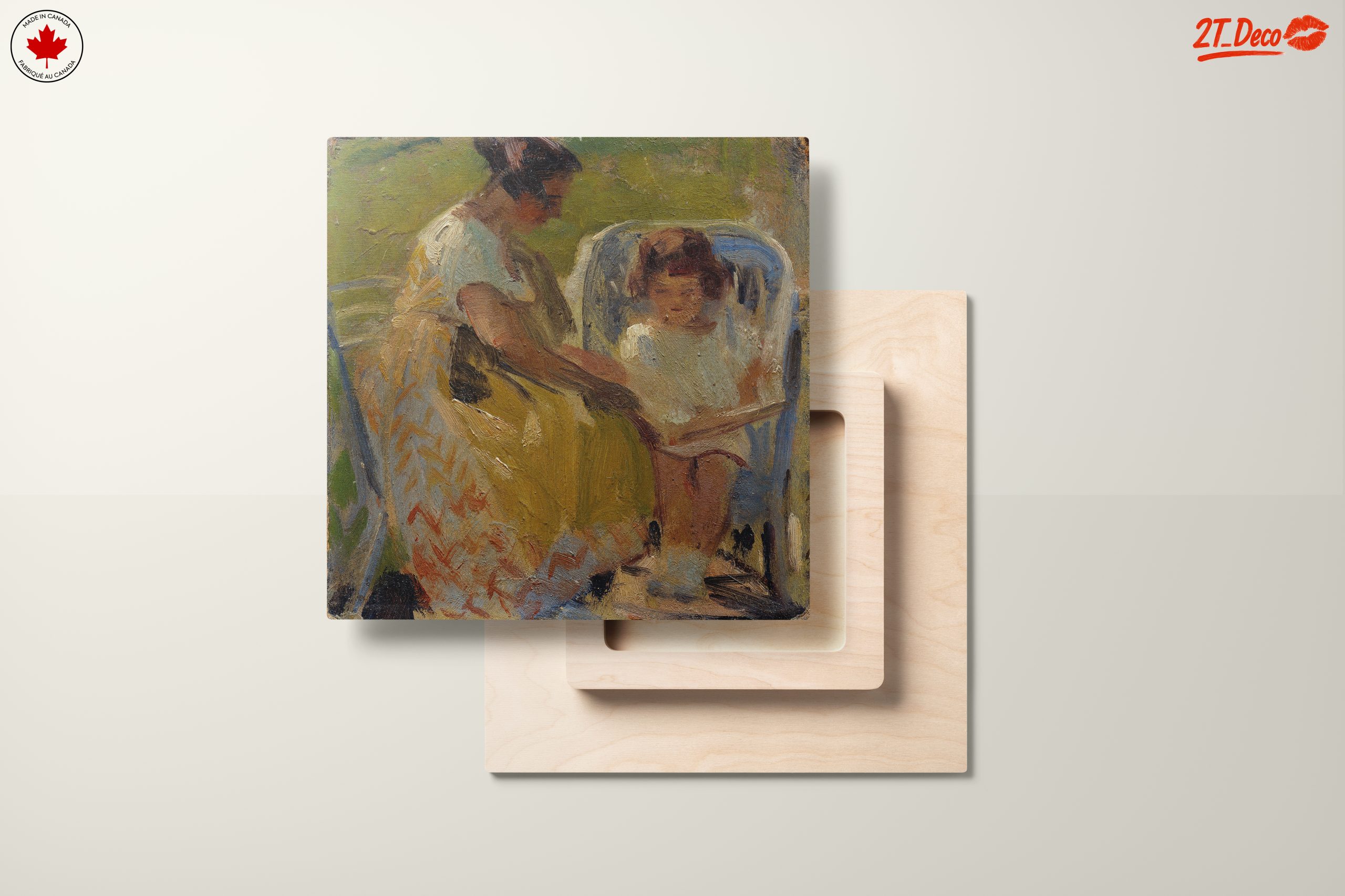 Mother and Child Contemporary Portrait - Image 11