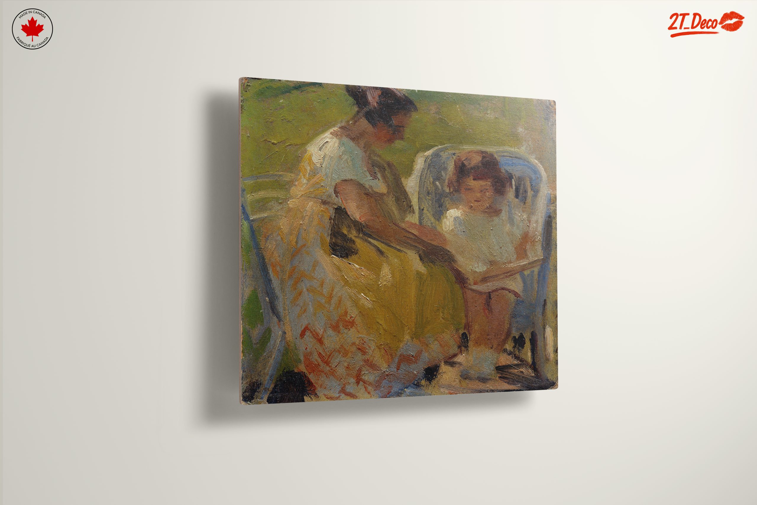 Mother and Child Contemporary Portrait - Image 13