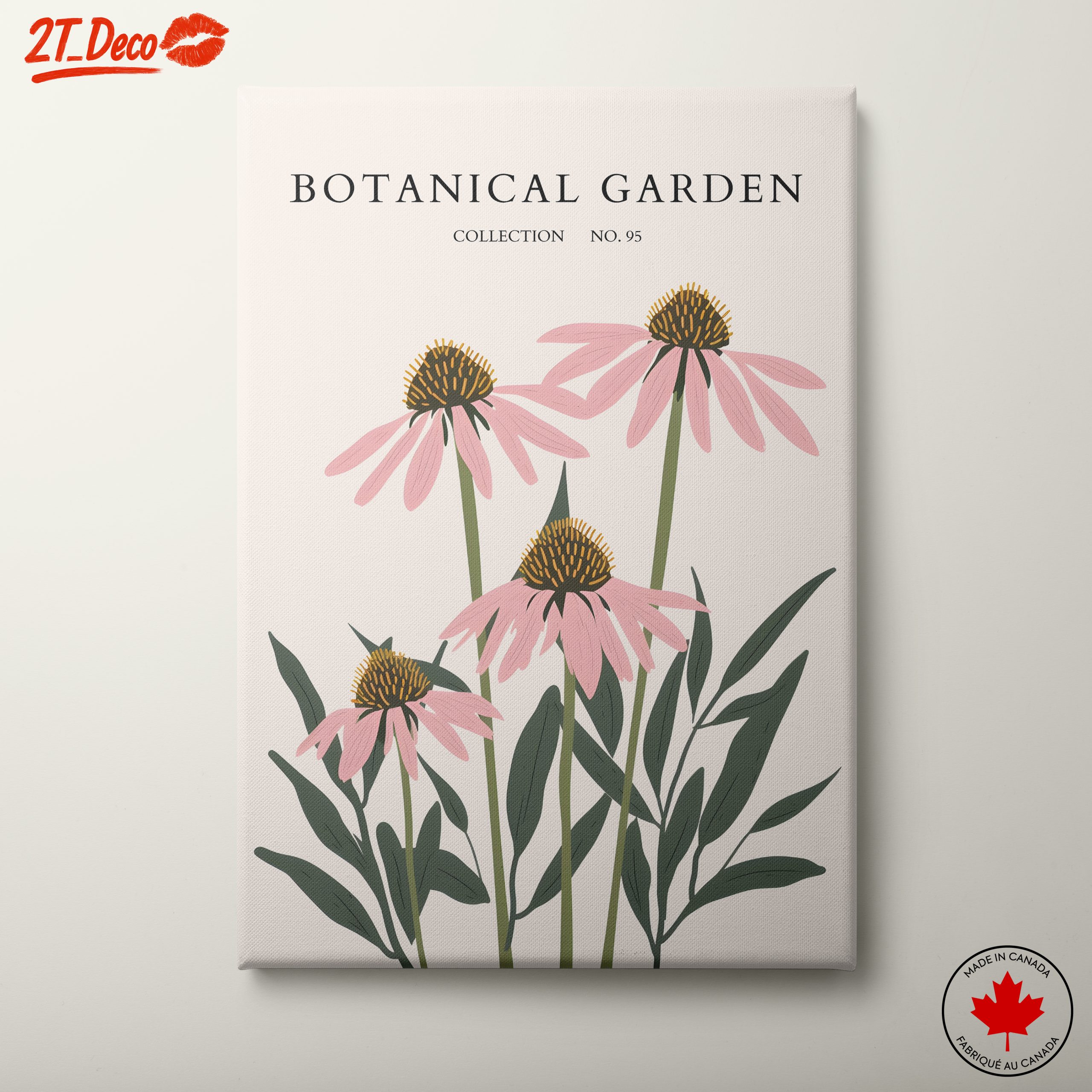 Charming Botanical Garden Floral Artwork