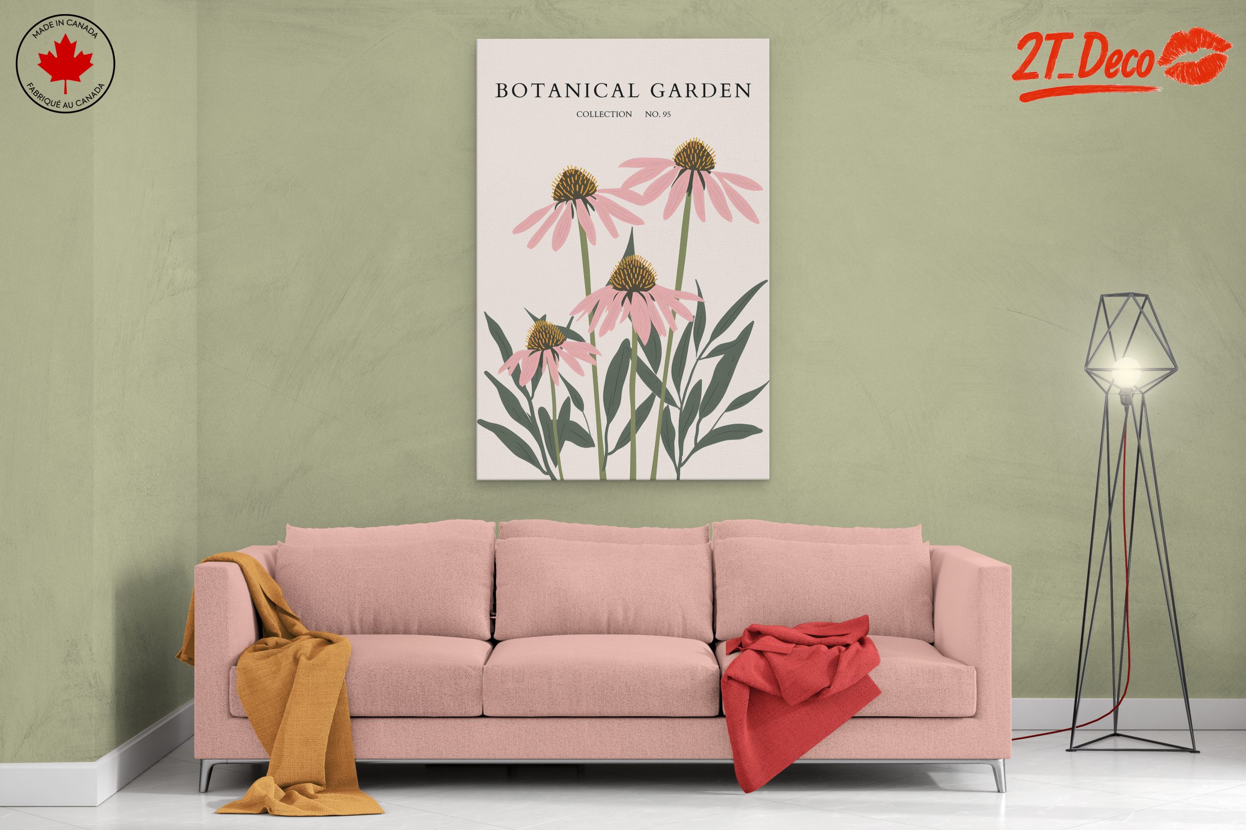 Charming Botanical Garden Floral Artwork - Image 2