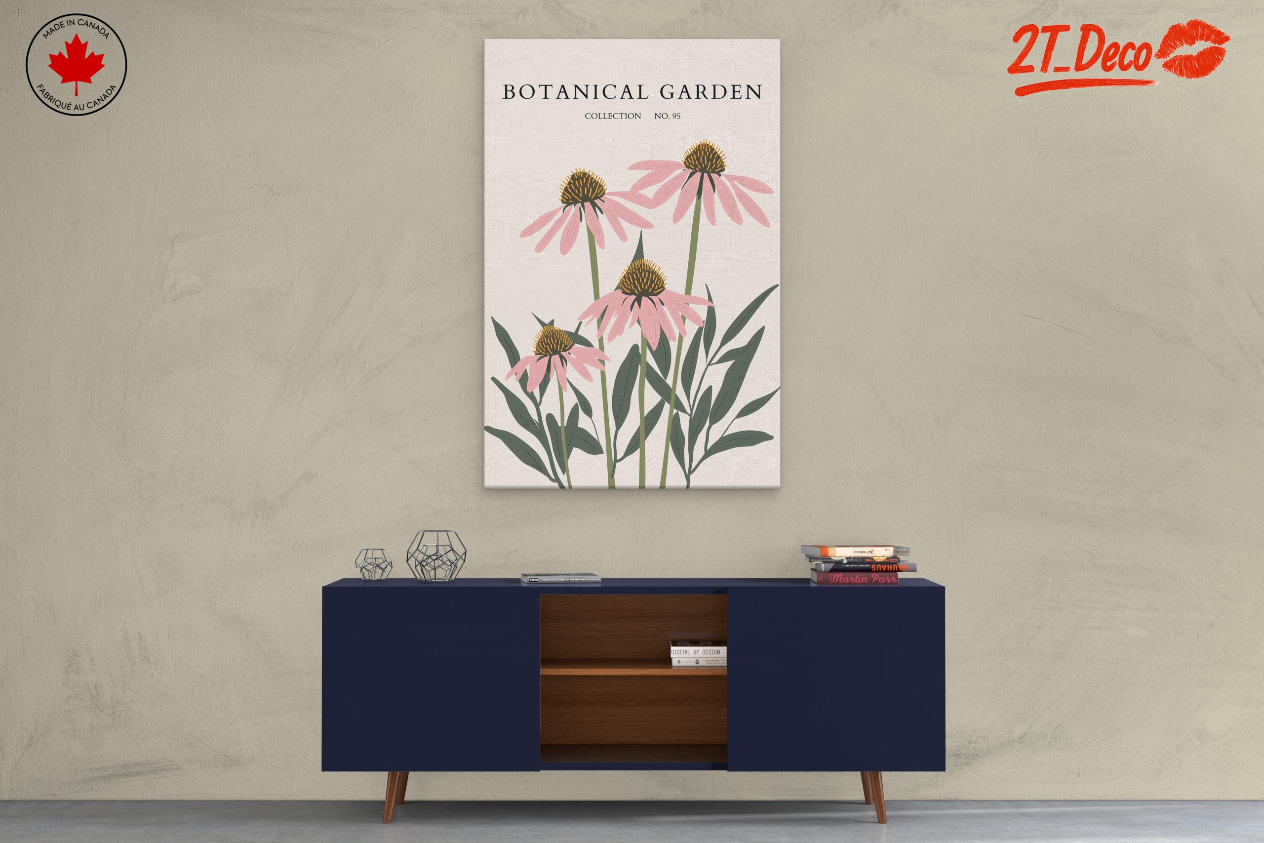 Charming Botanical Garden Floral Artwork - Image 3