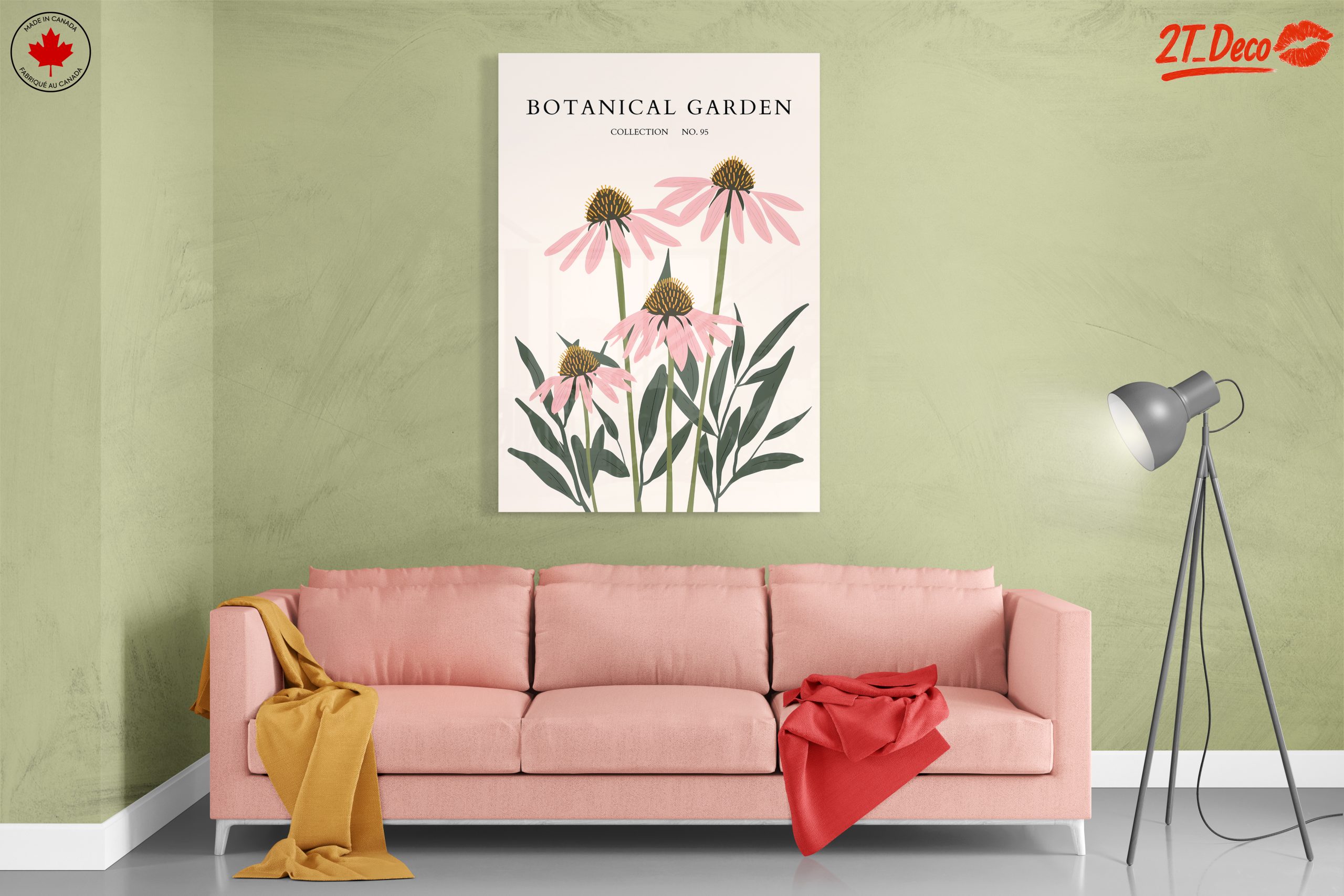 Charming Botanical Garden Floral Artwork - Image 7