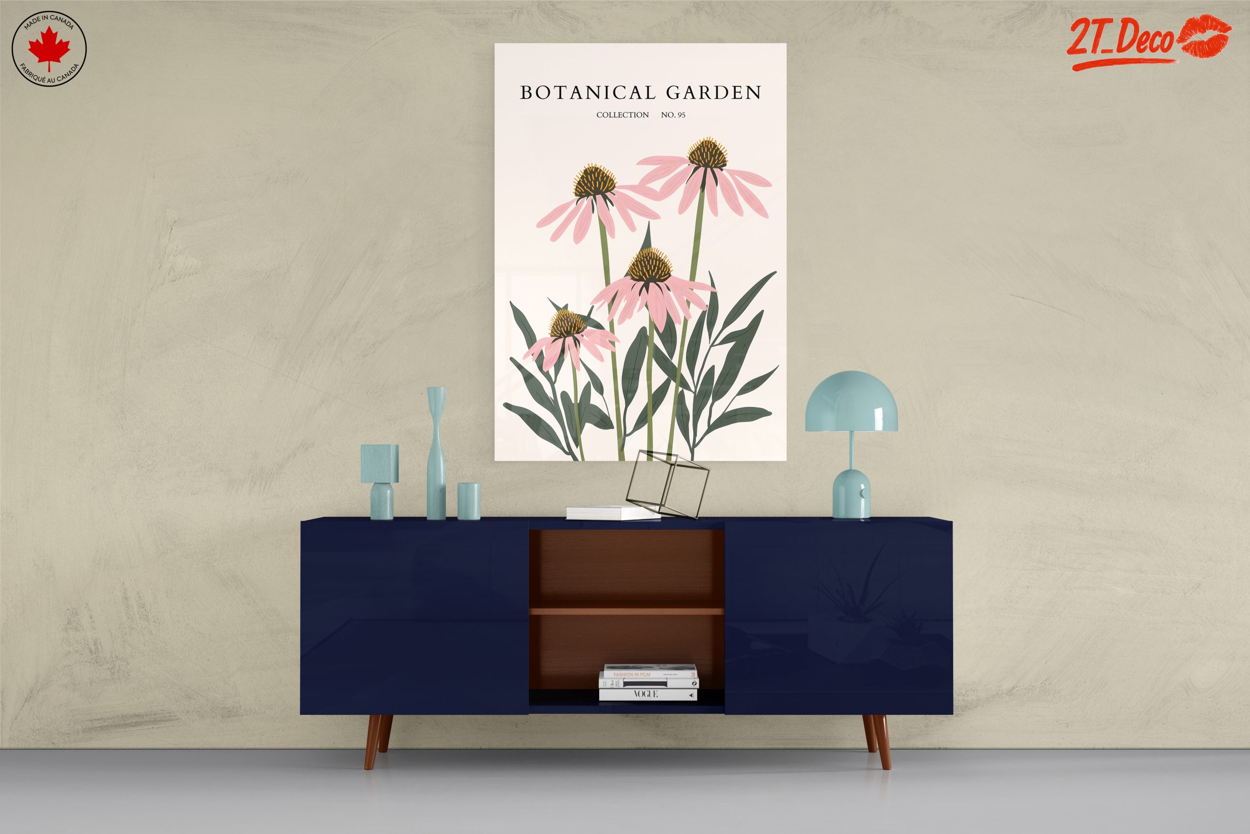 Charming Botanical Garden Floral Artwork - Image 8