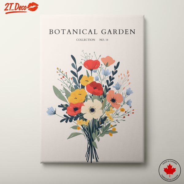Vibrant Bouquet in Botanical Design