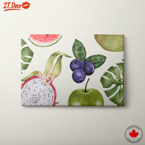 Colorful Abstract Fruit and Leaf Art 2