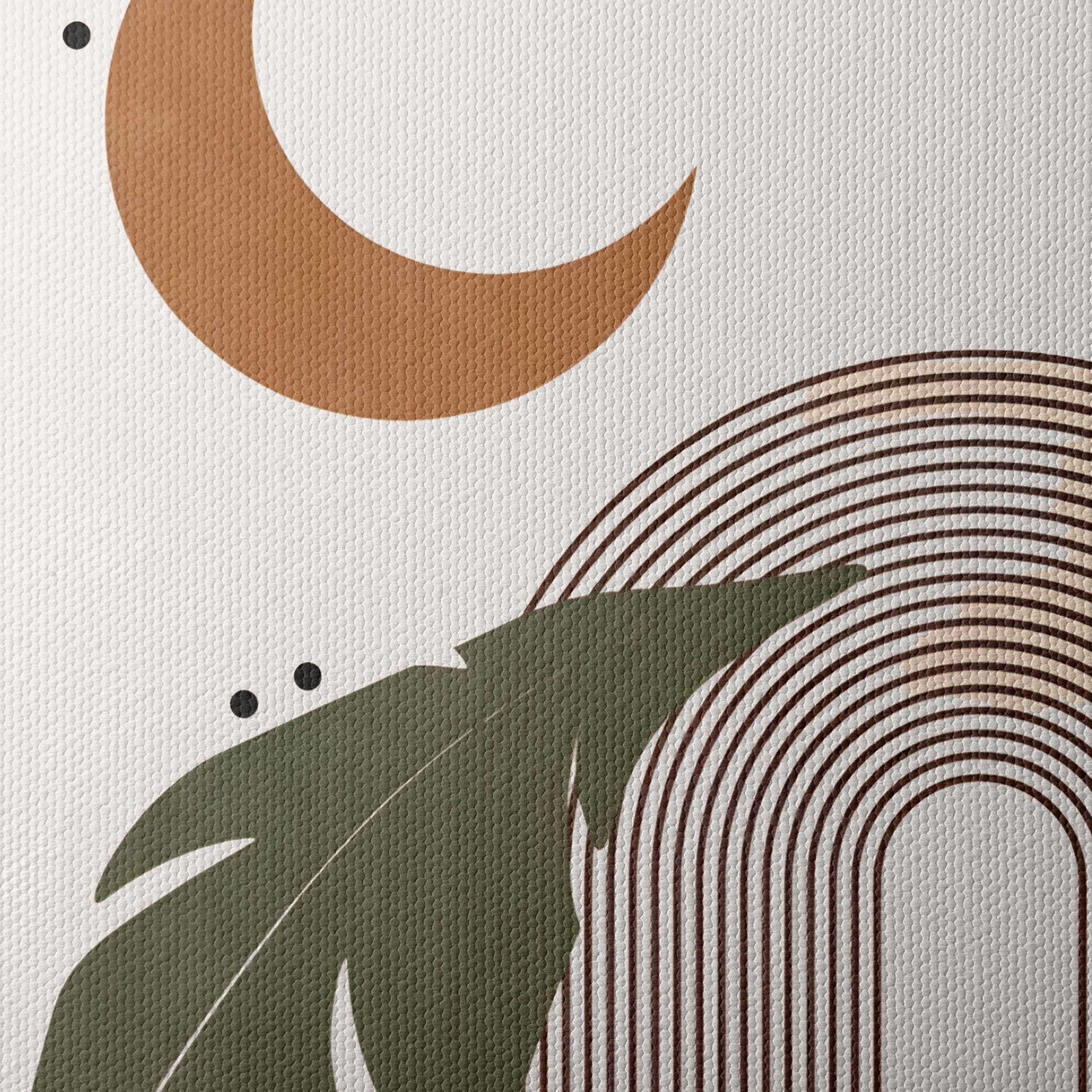 Stylized Botanical Art with Geometric Elements - Image 4