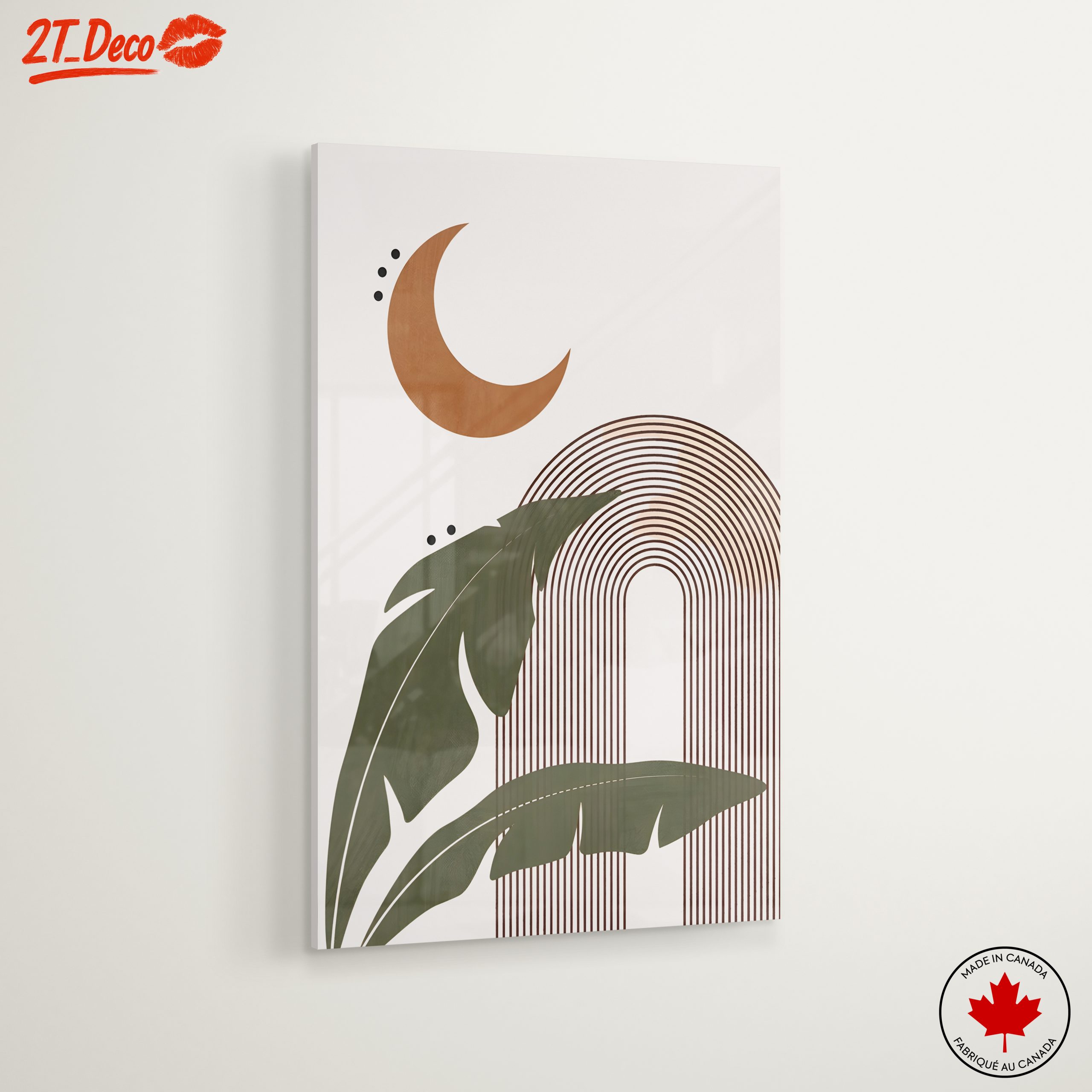 Stylized Botanical Art with Geometric Elements - Image 6
