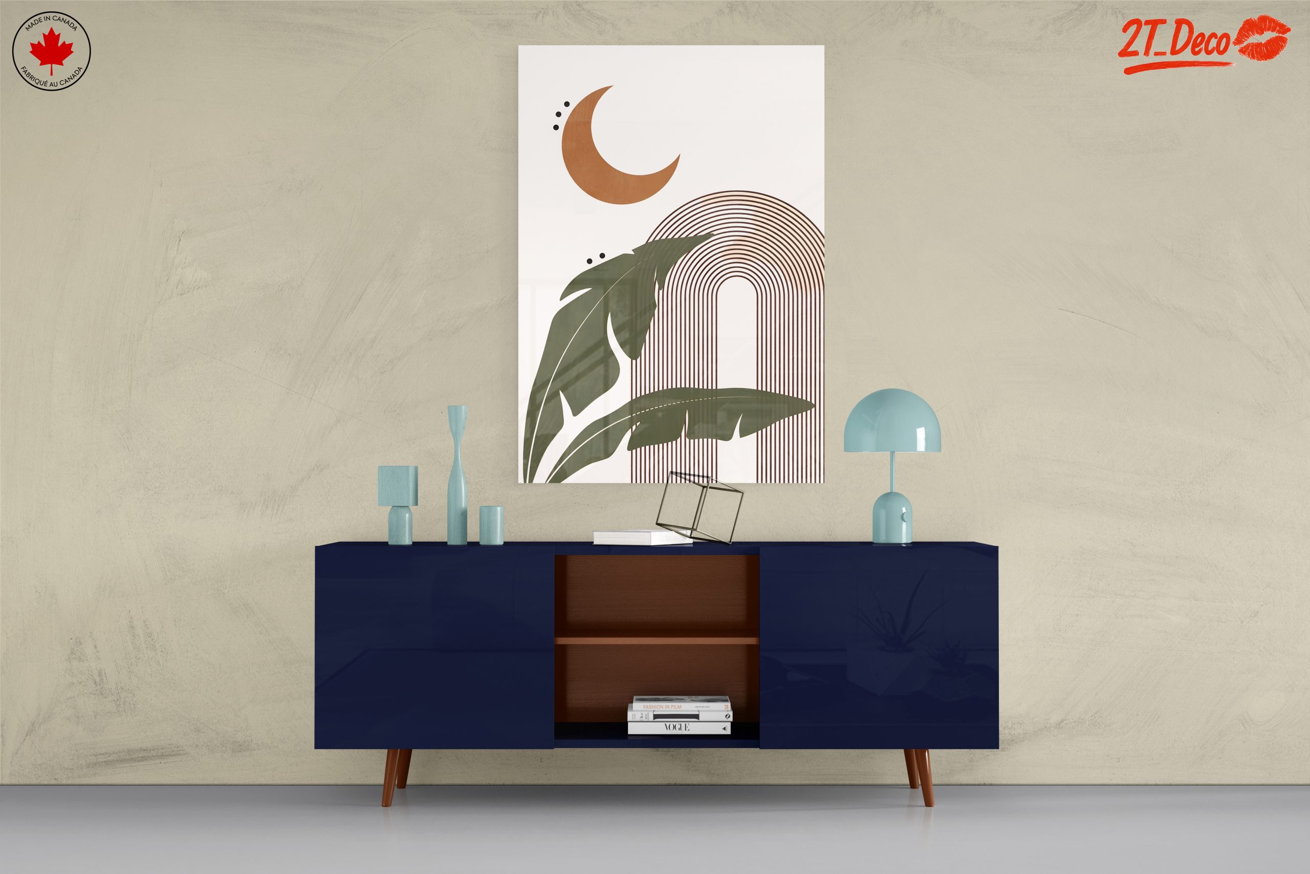 Stylized Botanical Art with Geometric Elements - Image 8