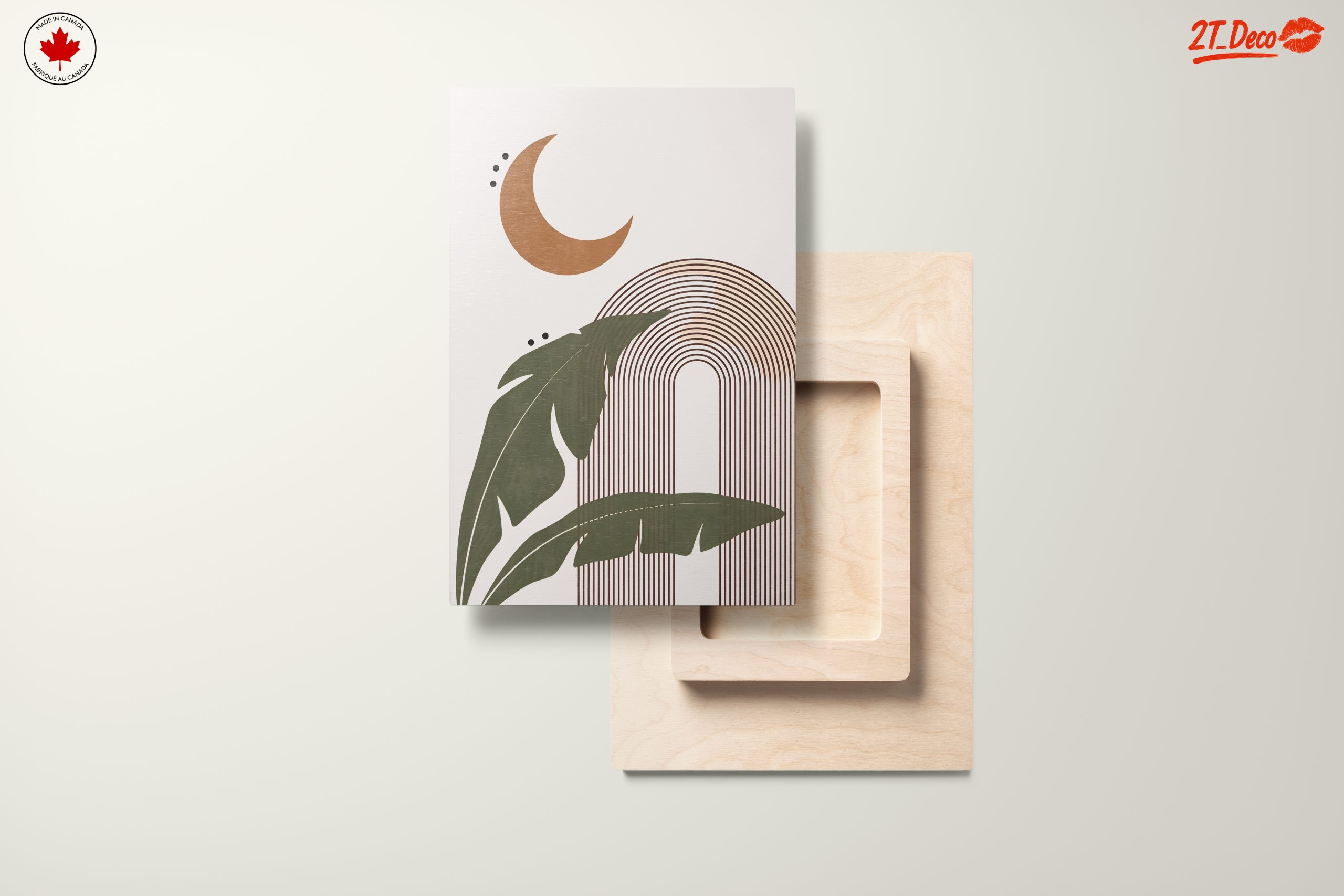 Stylized Botanical Art with Geometric Elements - Image 11