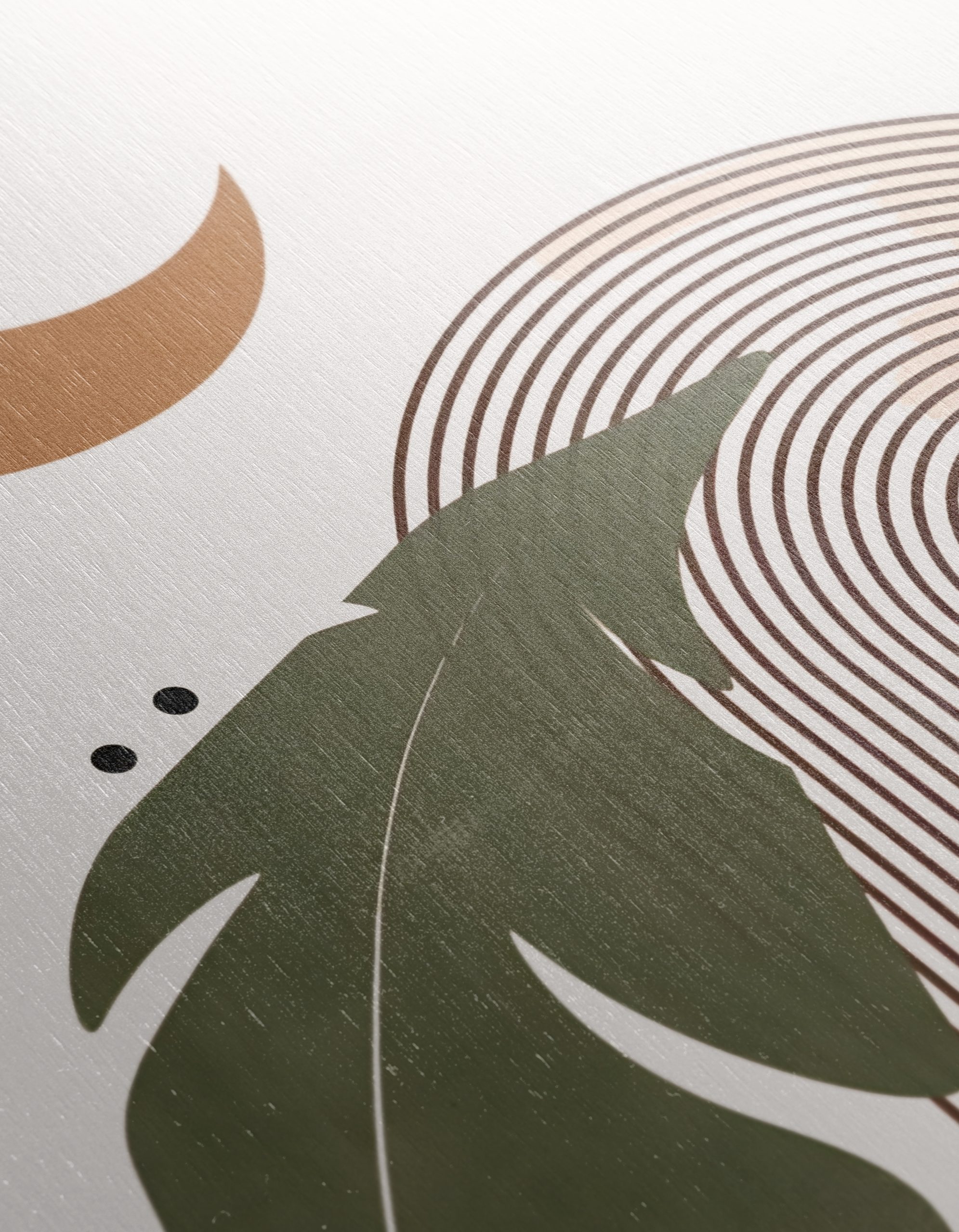 Stylized Botanical Art with Geometric Elements - Image 12