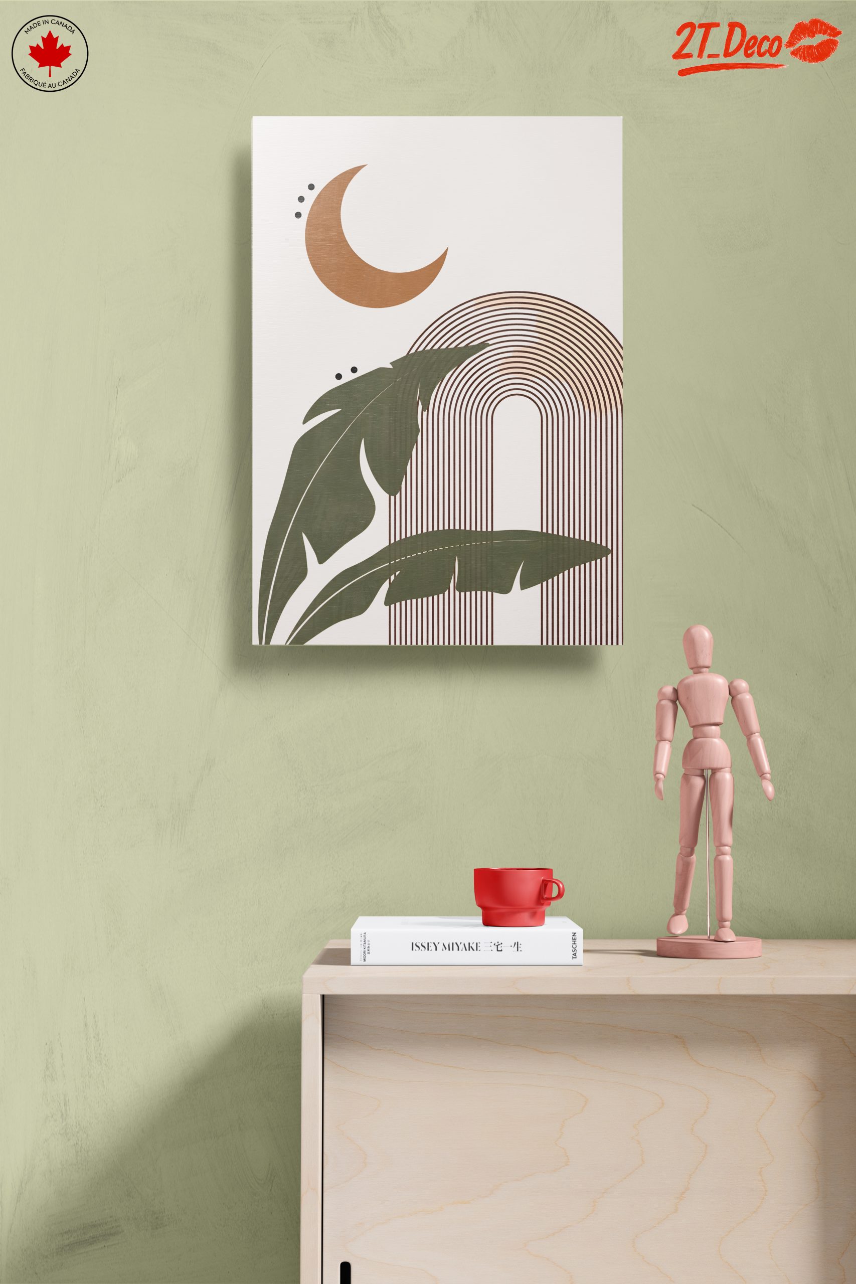 Stylized Botanical Art with Geometric Elements - Image 14